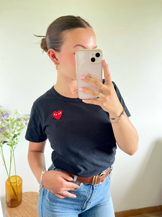 T-shirt noir Comme Des Garçons - M