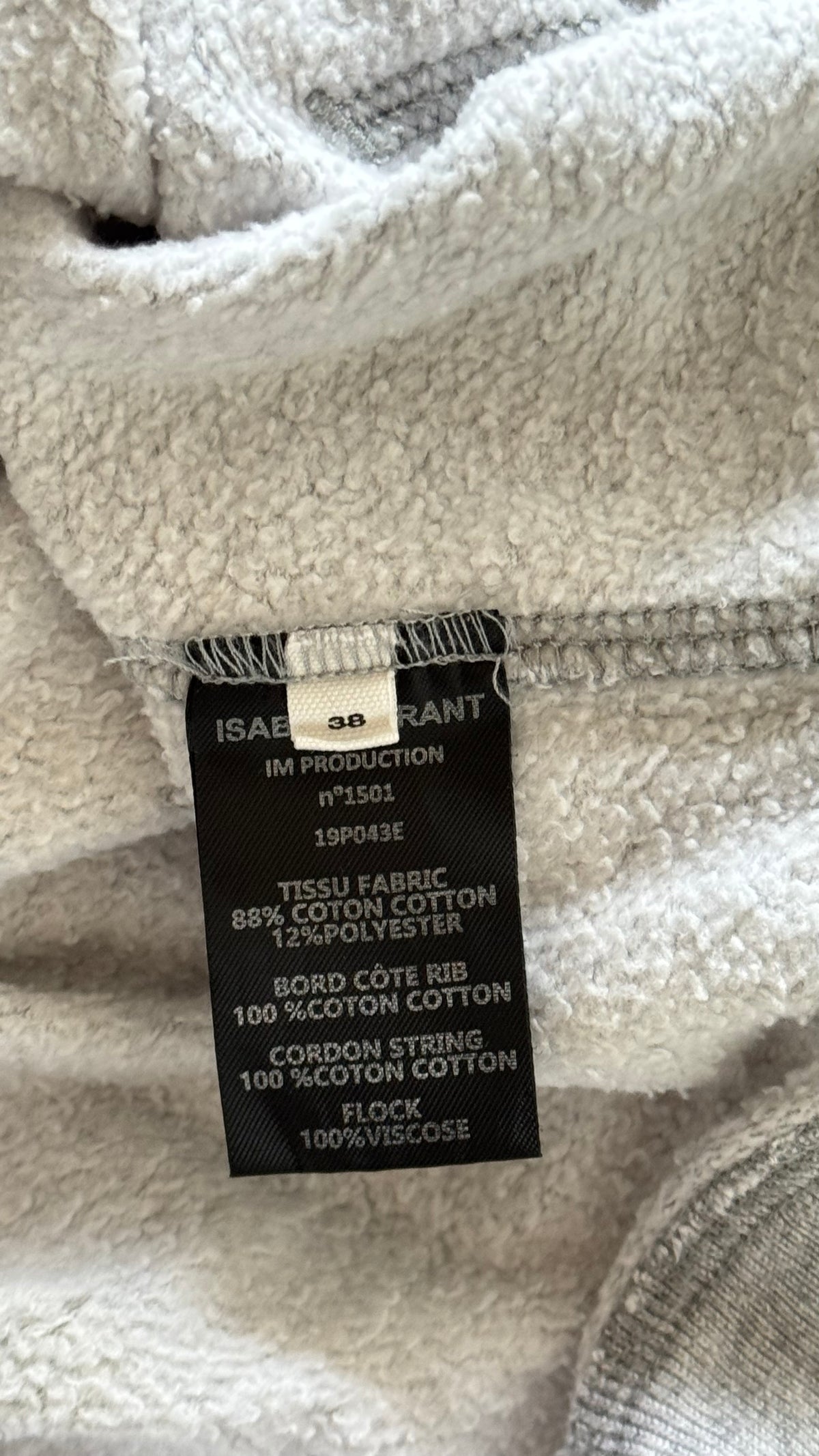 Sweat à capuche gris Isabel Marant - M/L