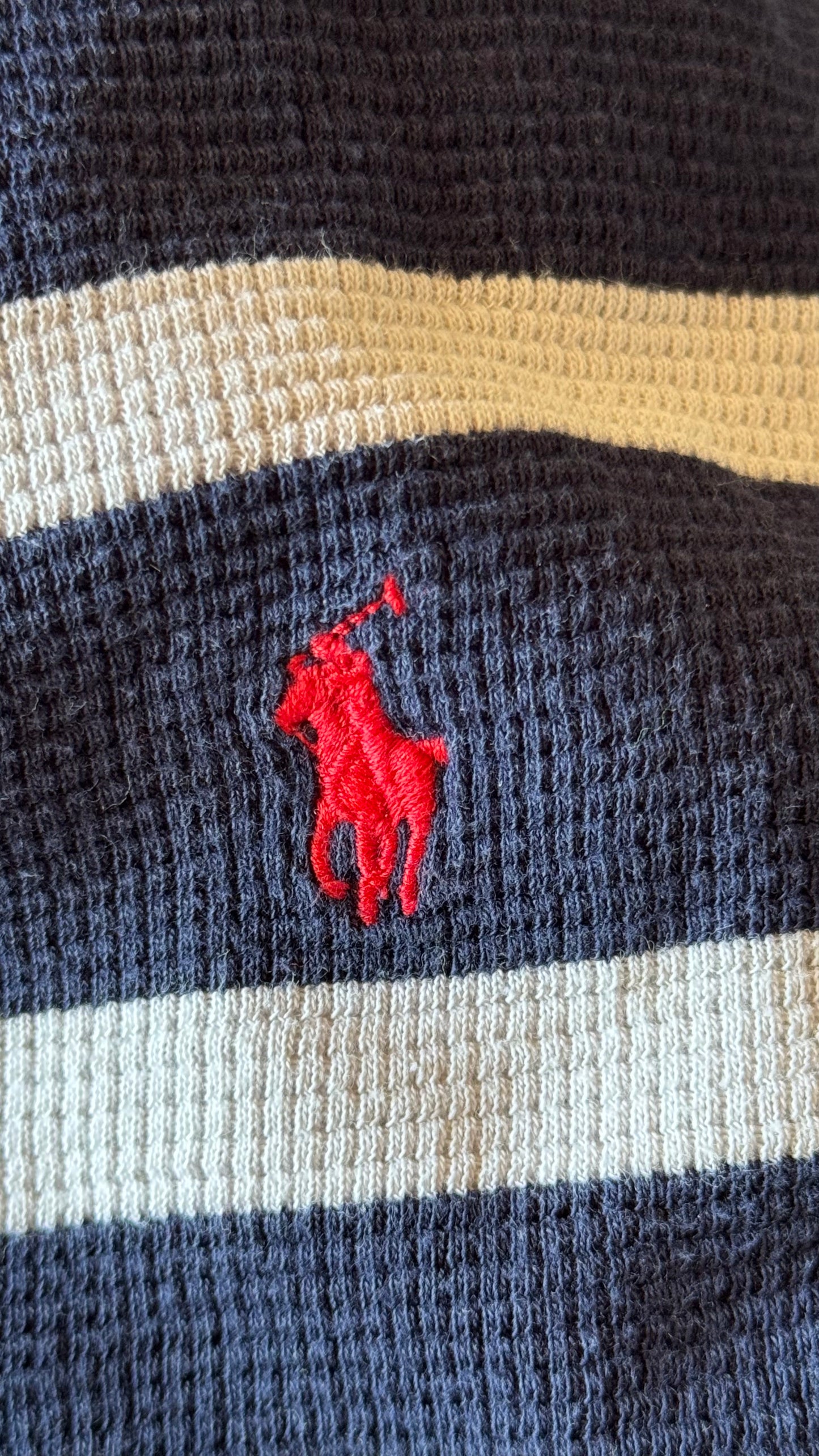 Pull col rond marinière Ralph Lauren - XS/S