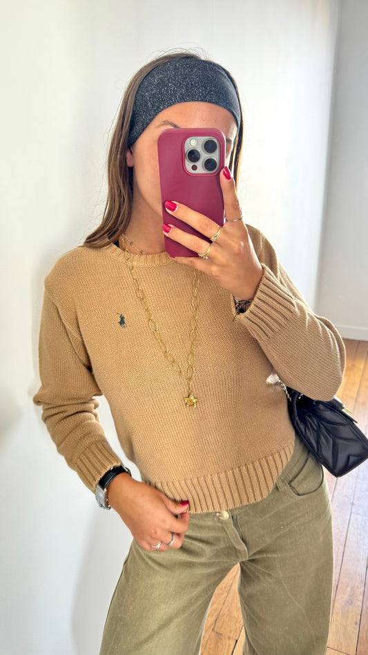 Pull beige Ralph Lauren - XS