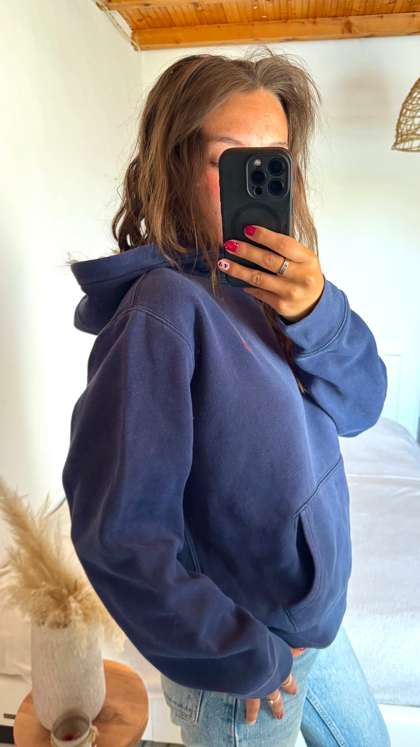 Sweat à capuche marine Ralph Lauren - S