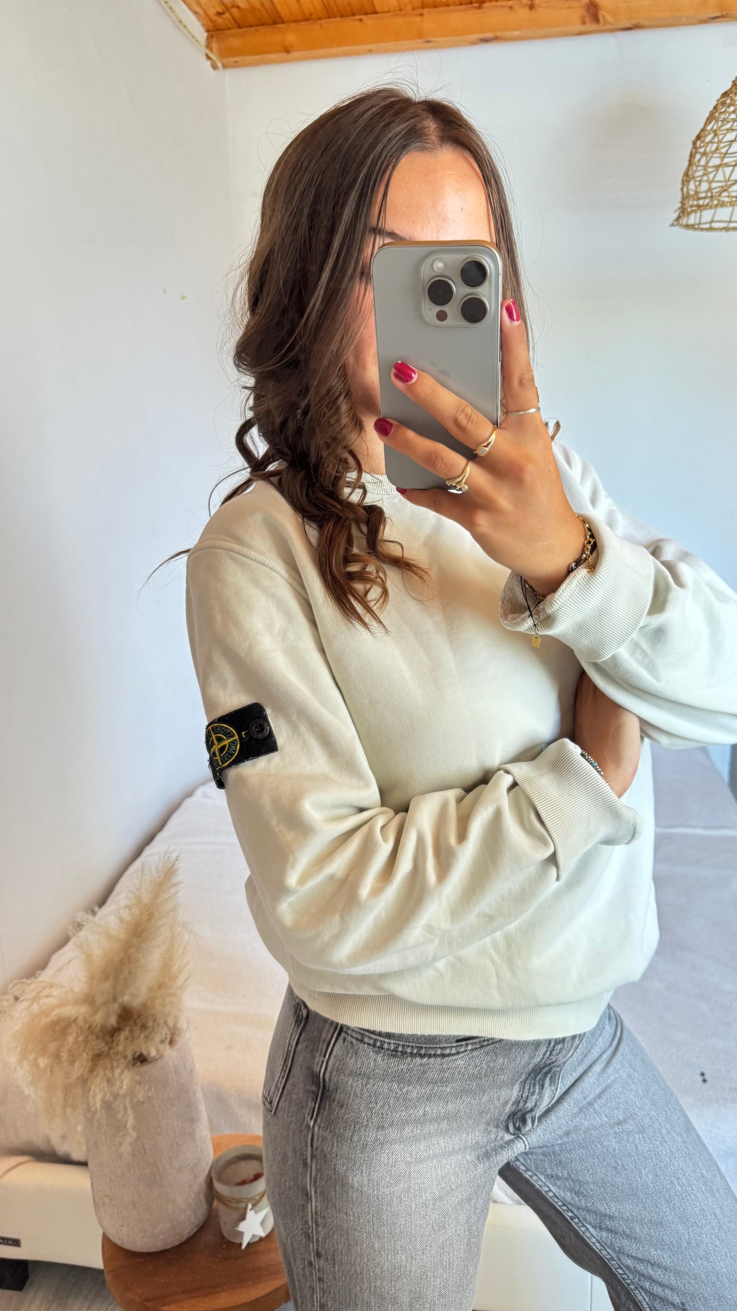 Pull pastel Stone Island - S/M
