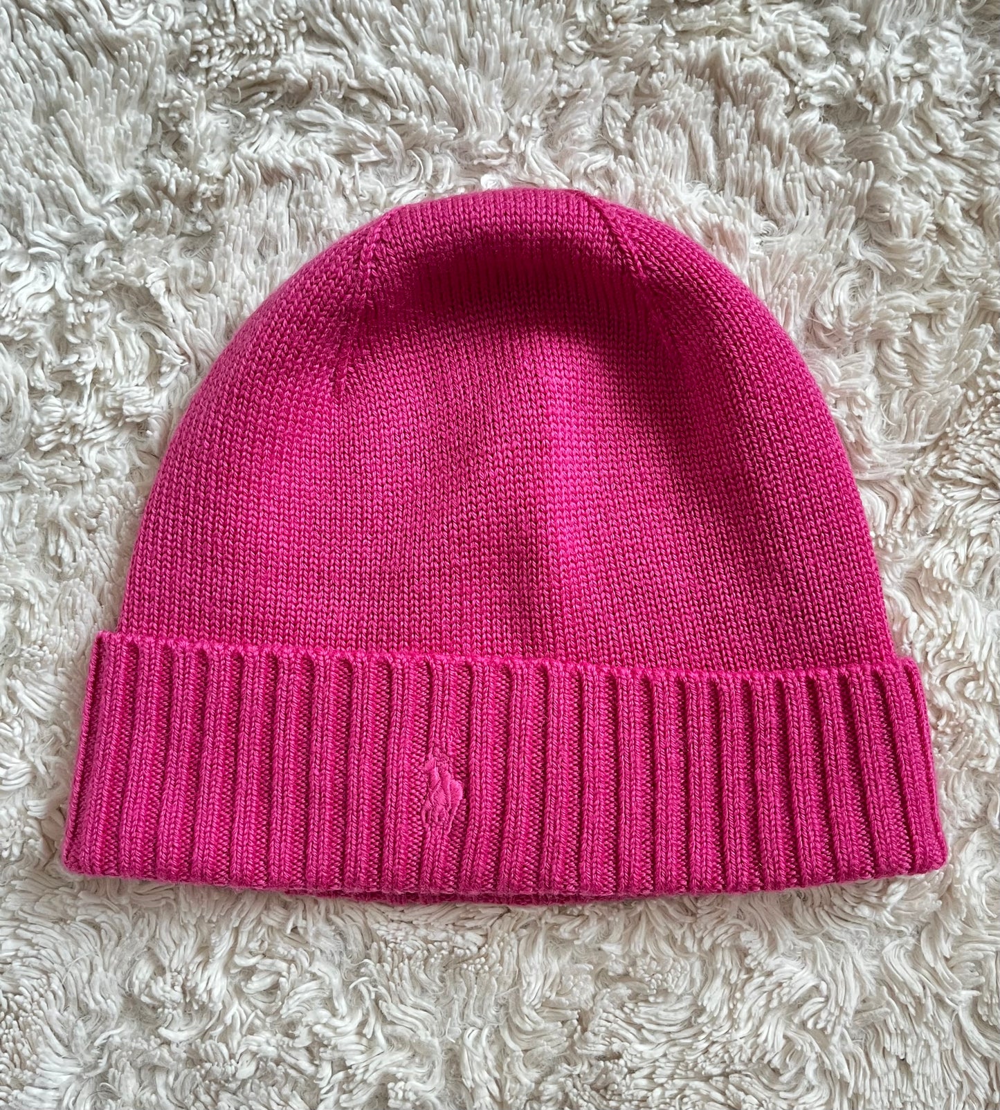 Bonnet rose femme Ralph Lauren - 43cm