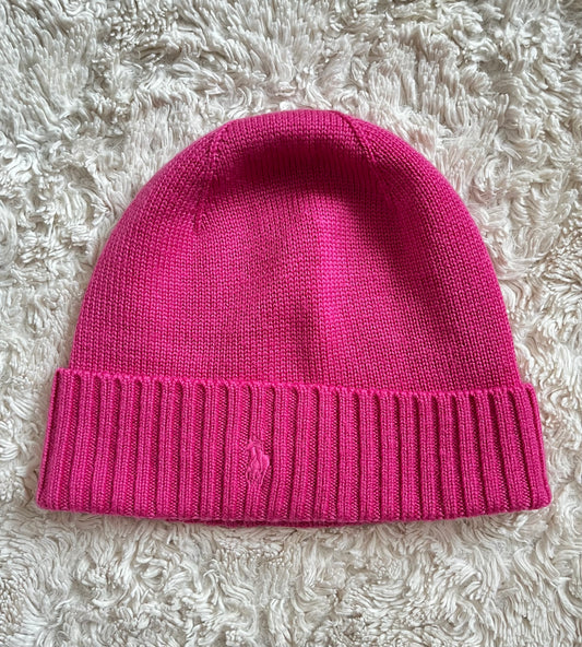 Bonnet rose femme Ralph Lauren - 43cm