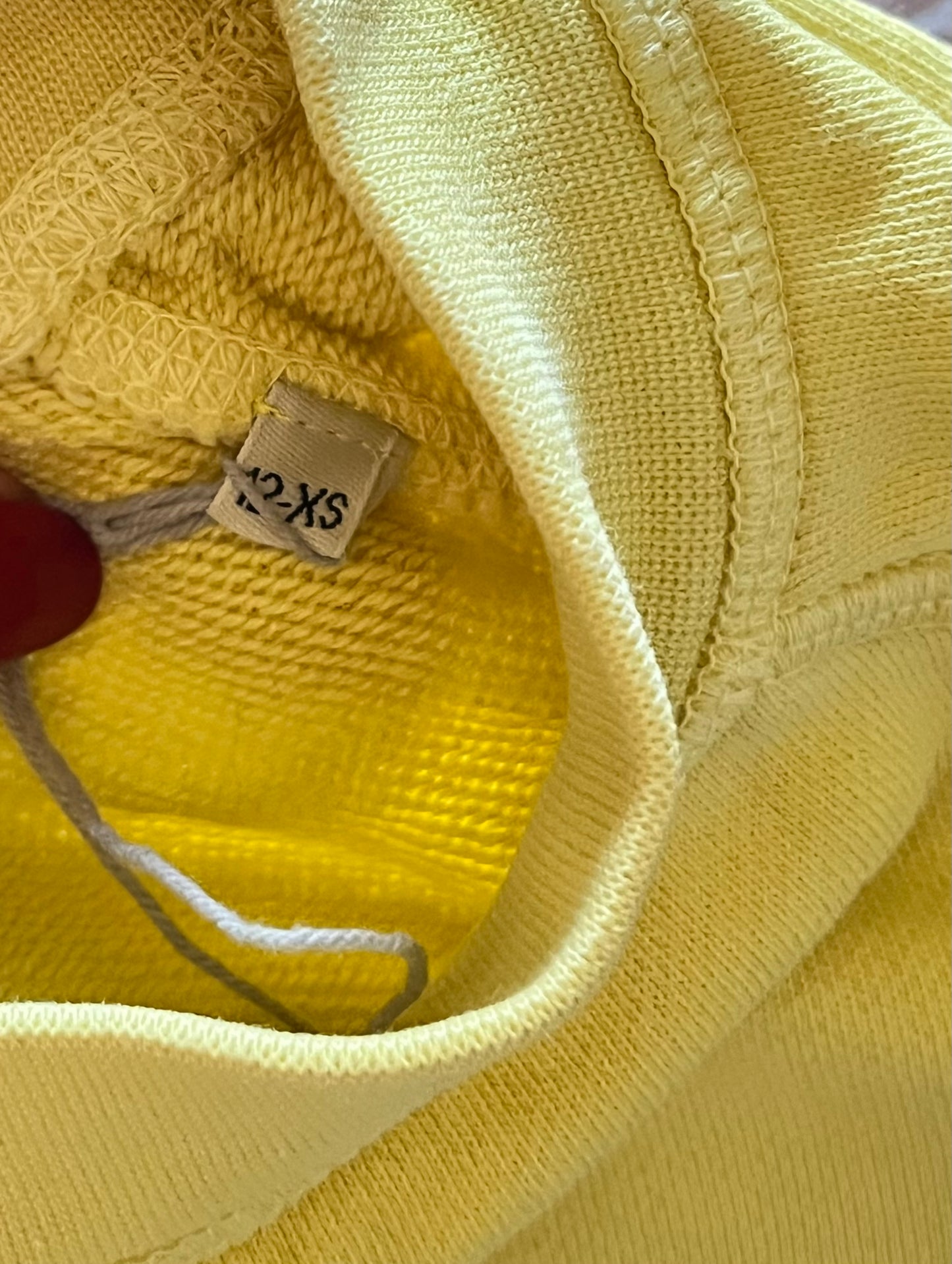 Sweat col rond jaune pastel Zadig & Voltaire - XS