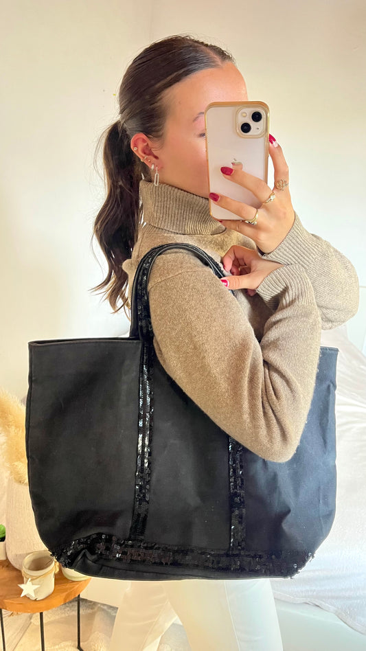 Sac cabas noir Vanessa Bruno - L