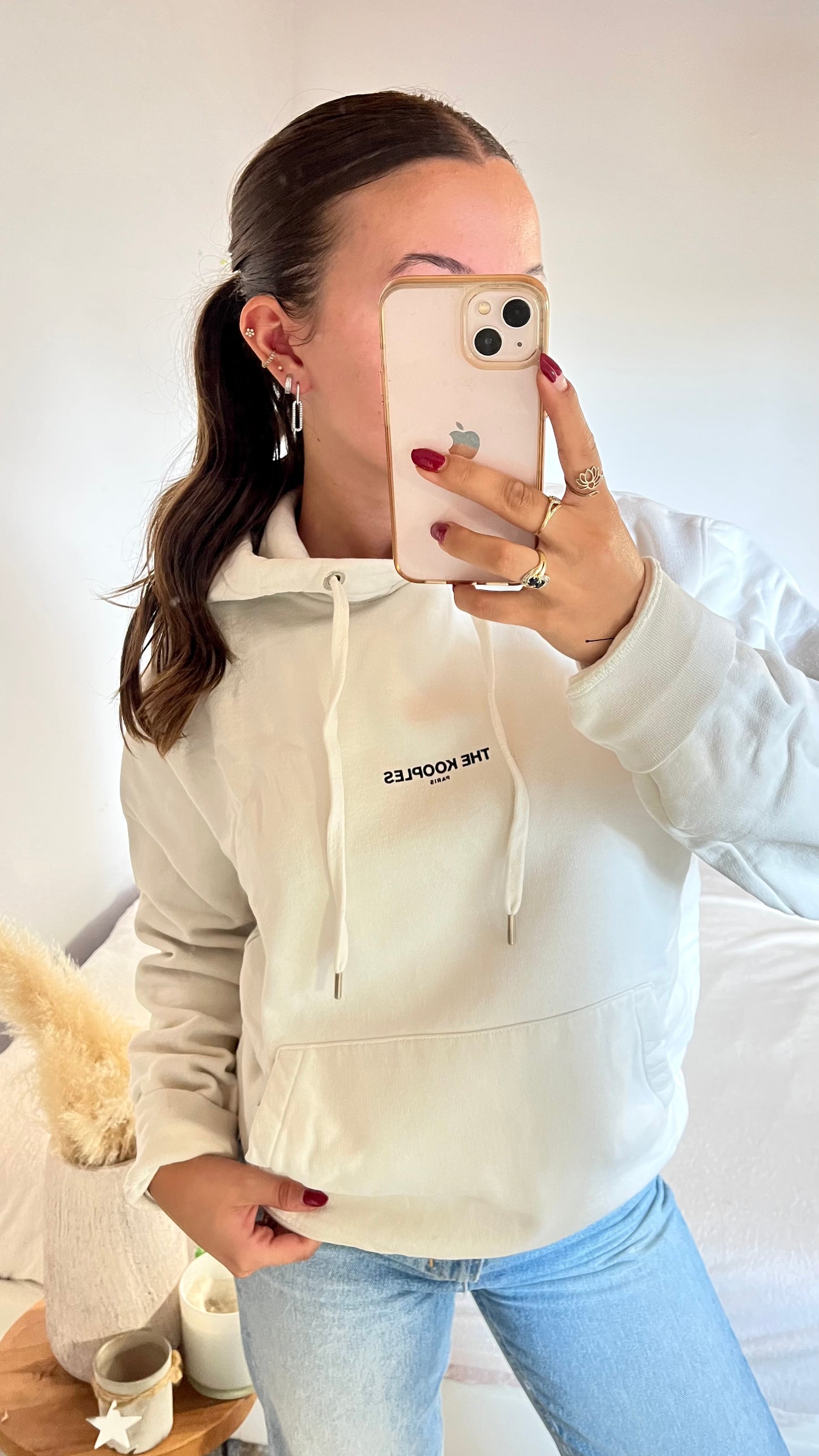 Sweat blanc The Kooples - M/L