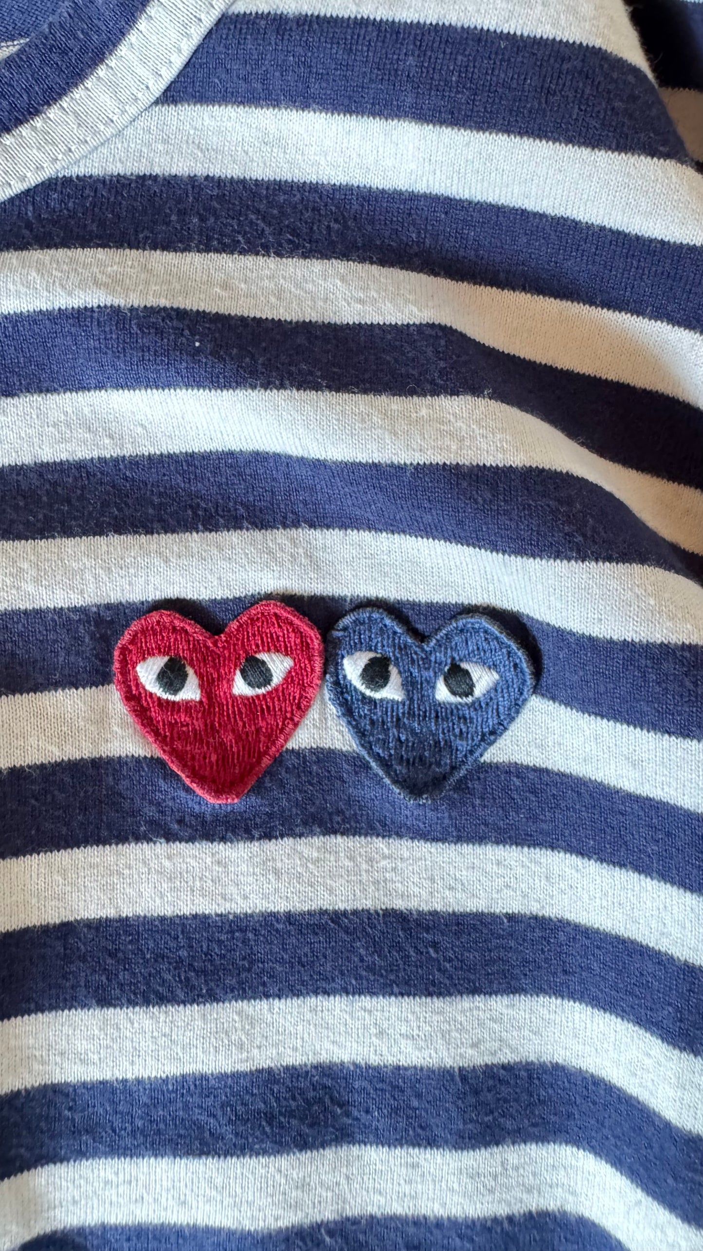 Marinière doubles cœurs Comme des Garçons - S