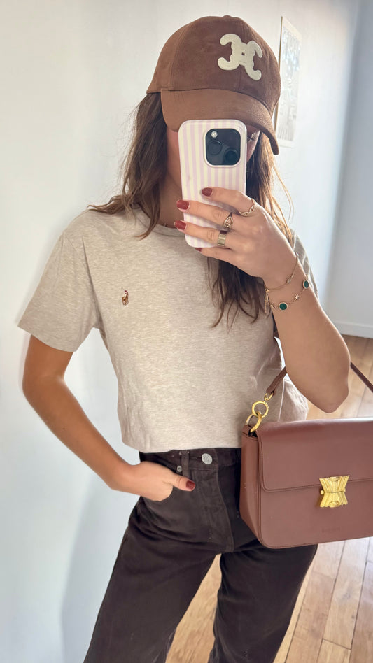 T-shirt beige Ralph Lauren - S