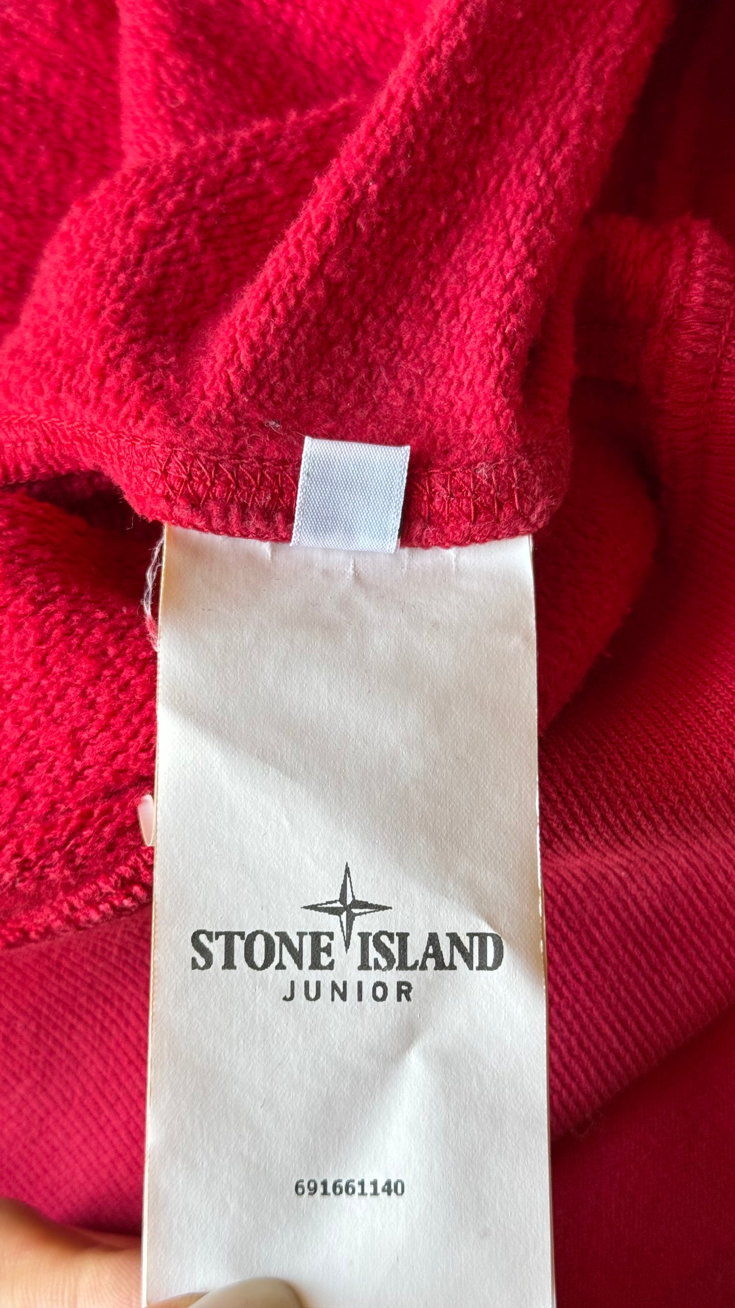Sweat à capuche rouge Stone Island - M