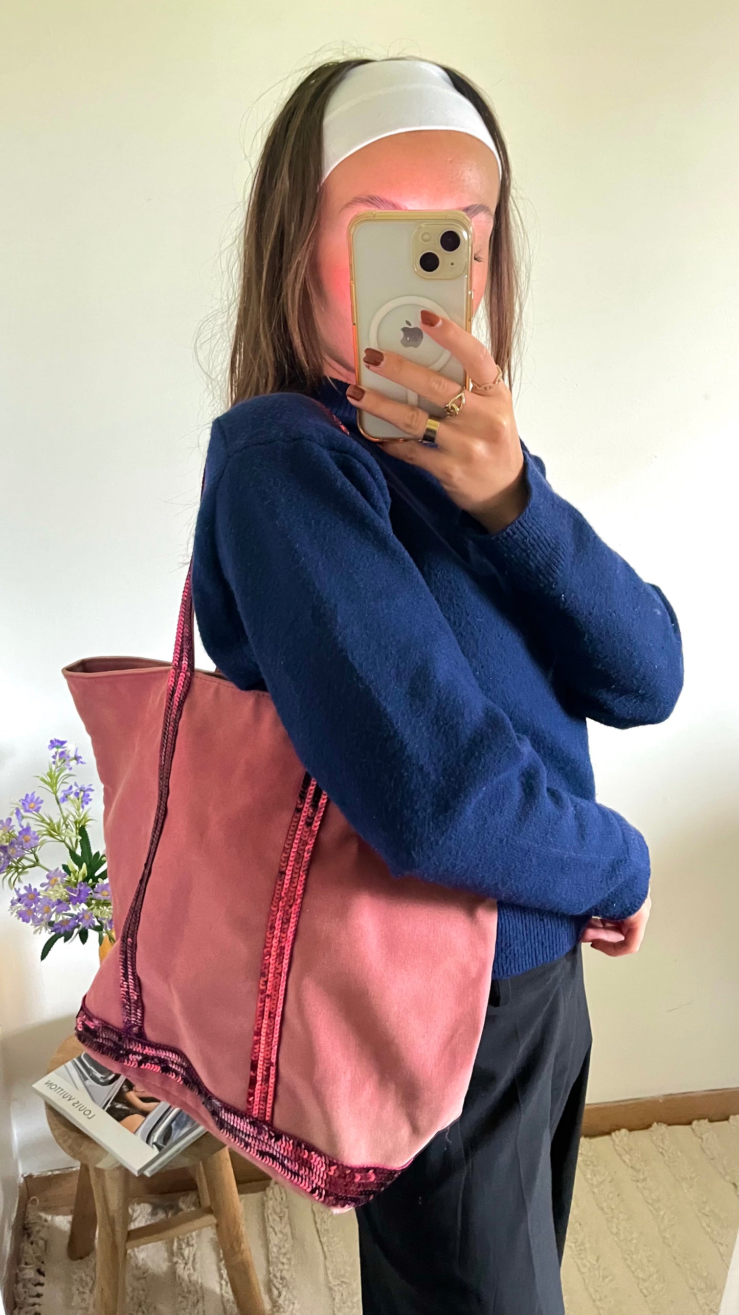 Sac cabas bordeaux Vanessa Bruno - L