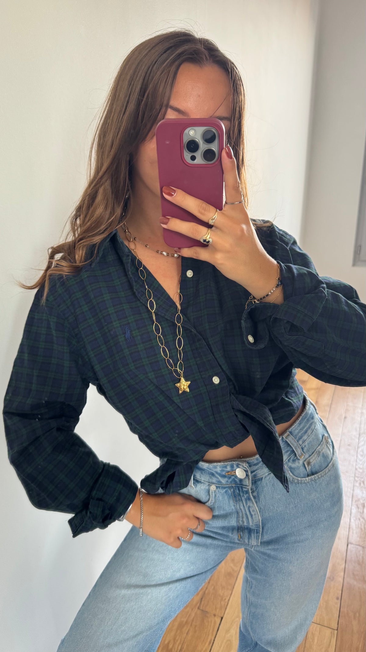 Chemise à carreaux Ralph Lauren - M