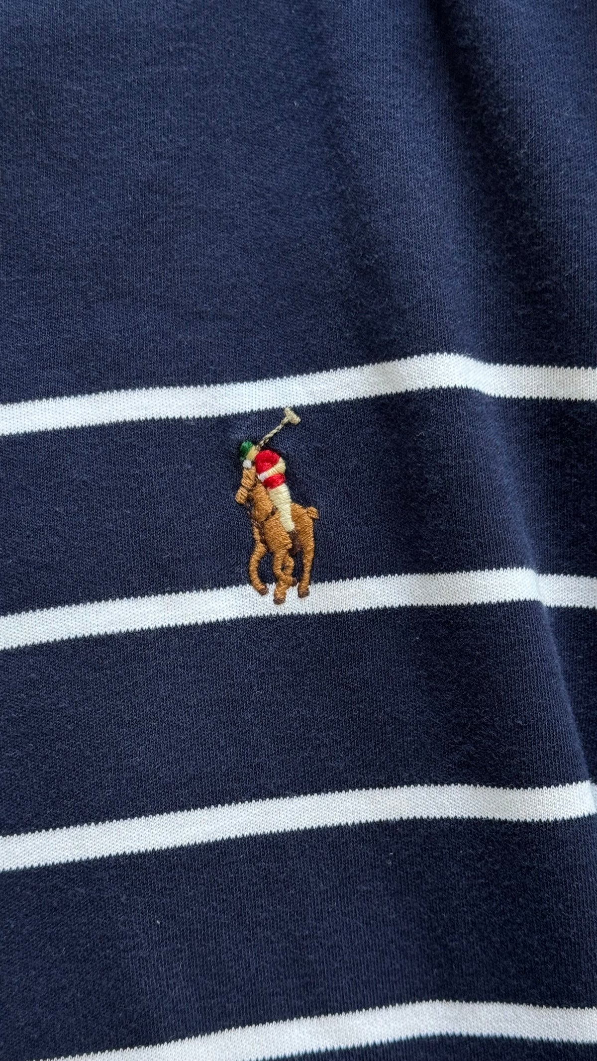 Pull col rond marinière Ralph Lauren - XS homme / M femme