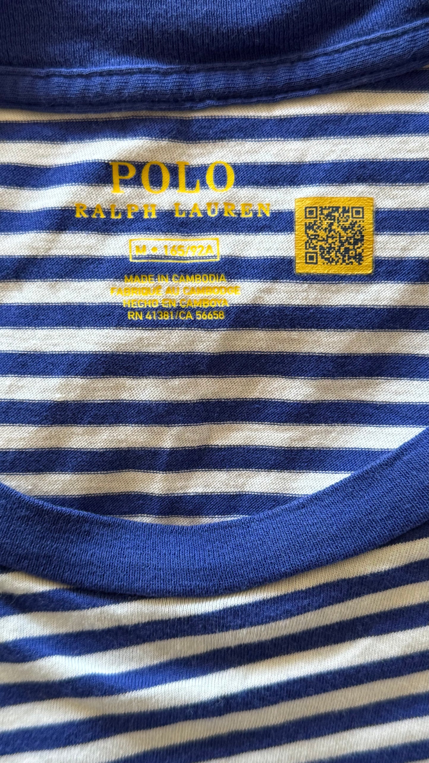 T-shirt marinière Ralph Lauren - M