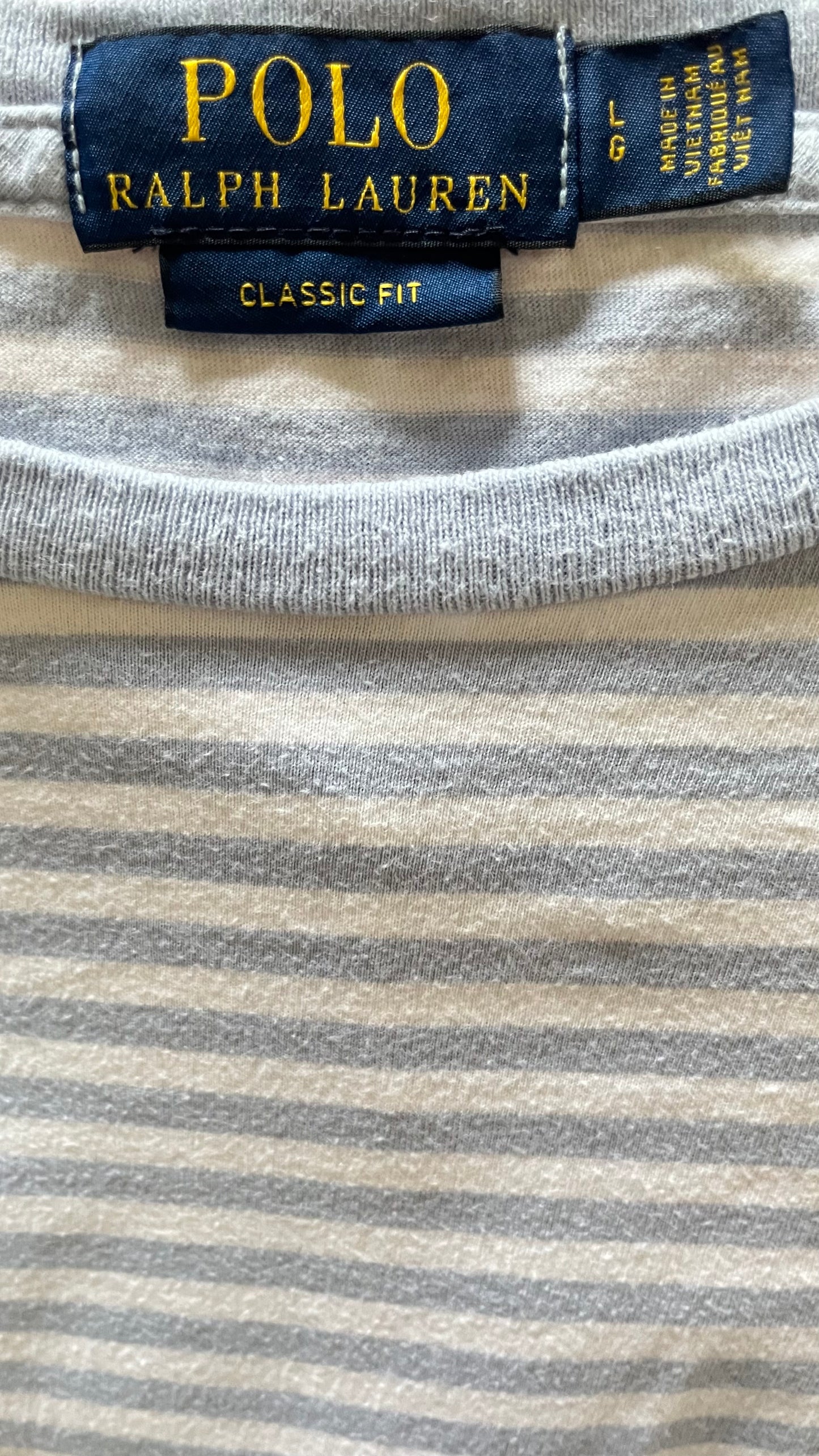 T-shirt marinière Ralph Lauren - XL femme / L homme