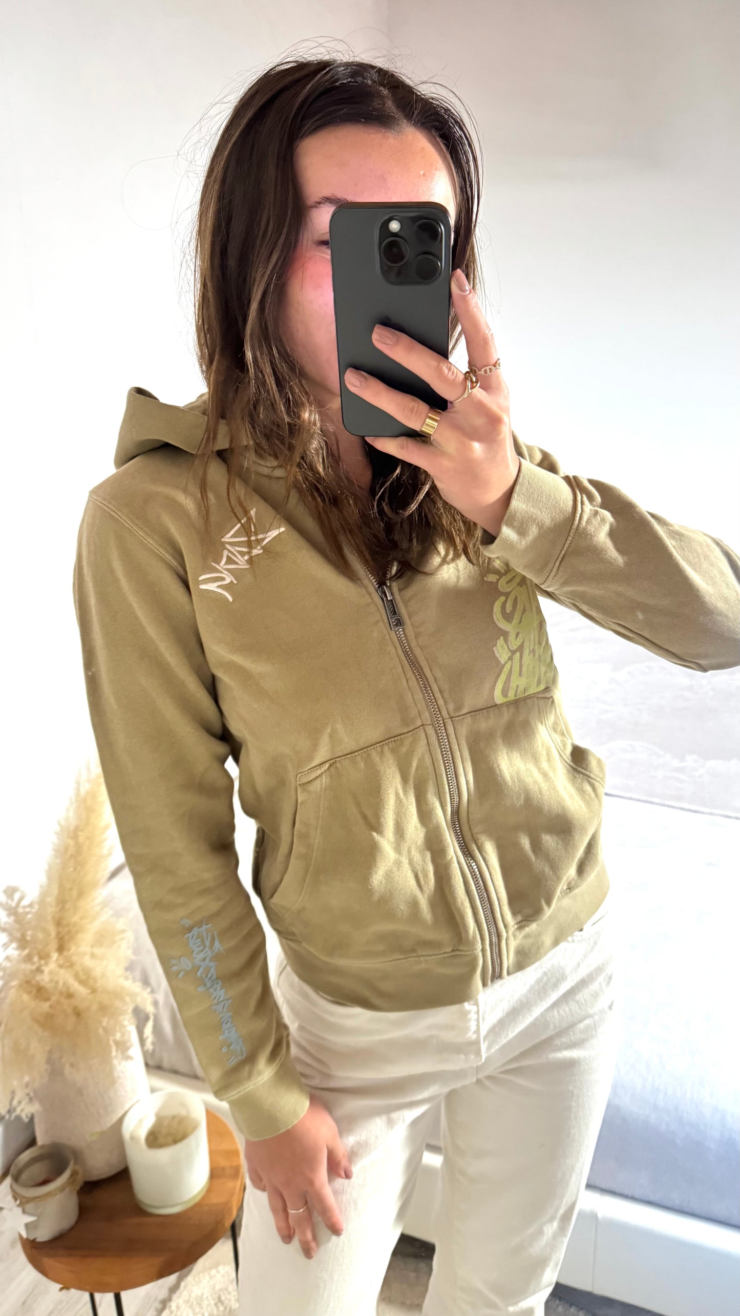 Veste à capuche kaki Zadig & Voltaire - XS