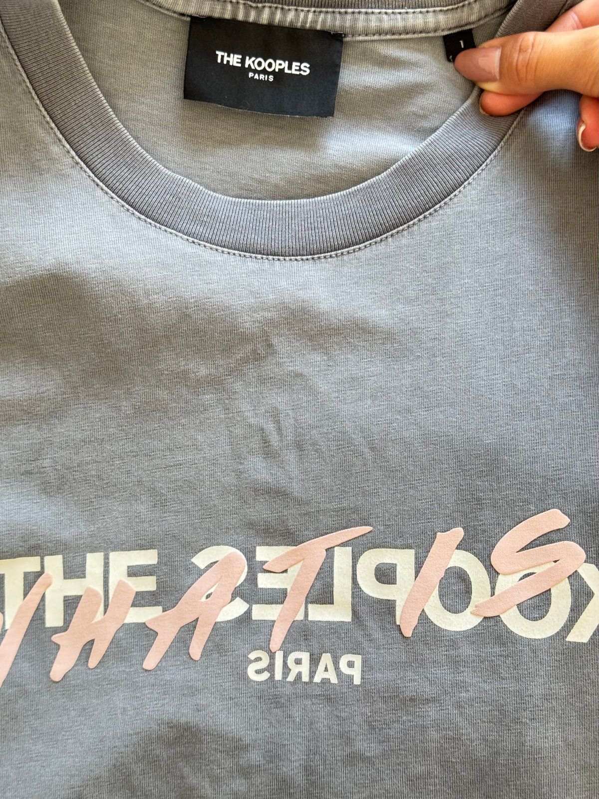 T-shirt gris The Kooples - S