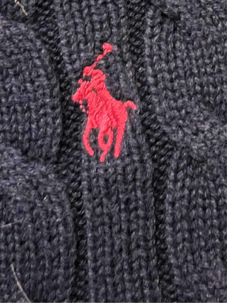 Gilet torsadé bleu marine Ralph Lauren - XS
