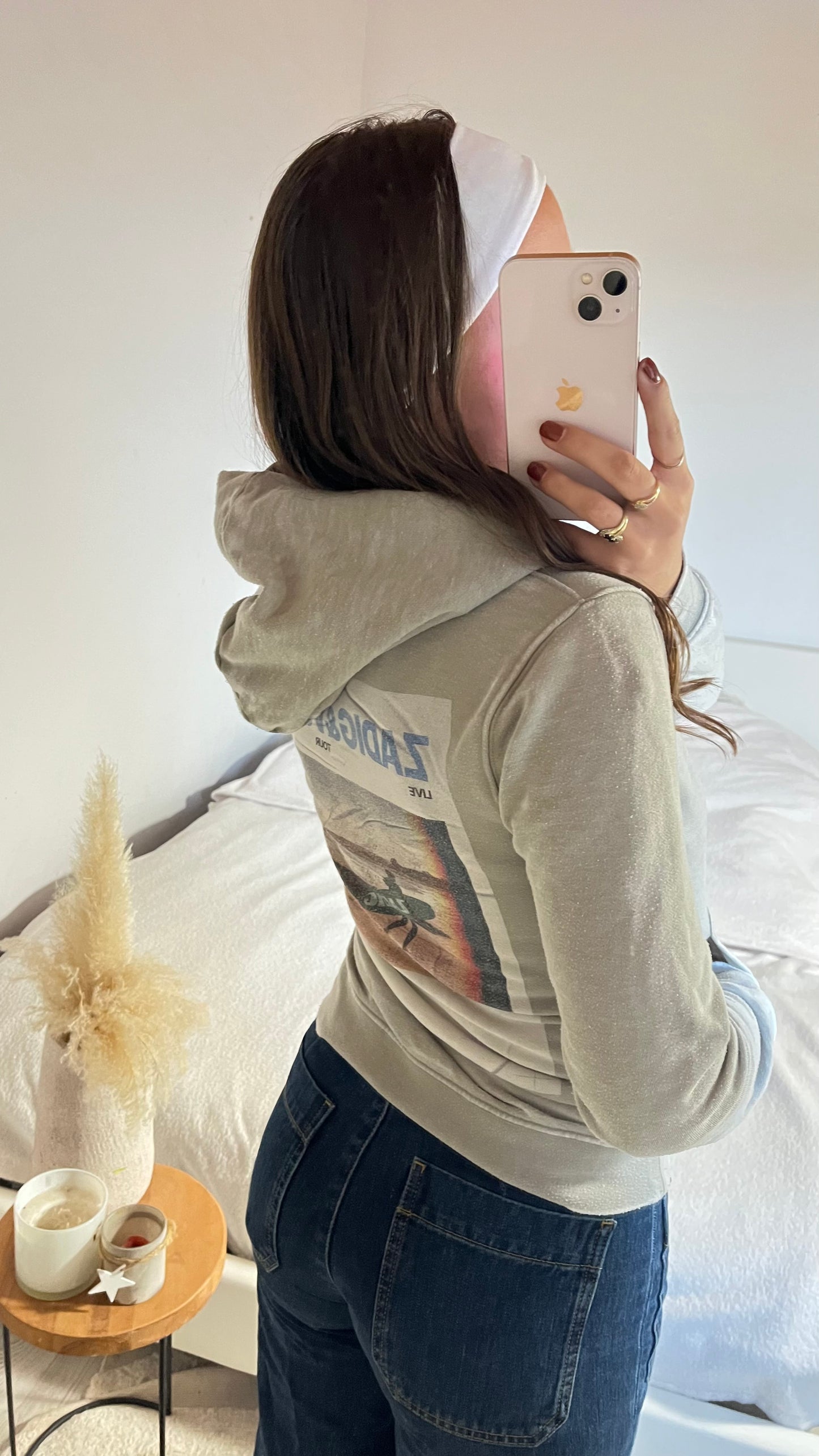 Sweat à capuche gris délavé  Zadig & Voltaire - XS