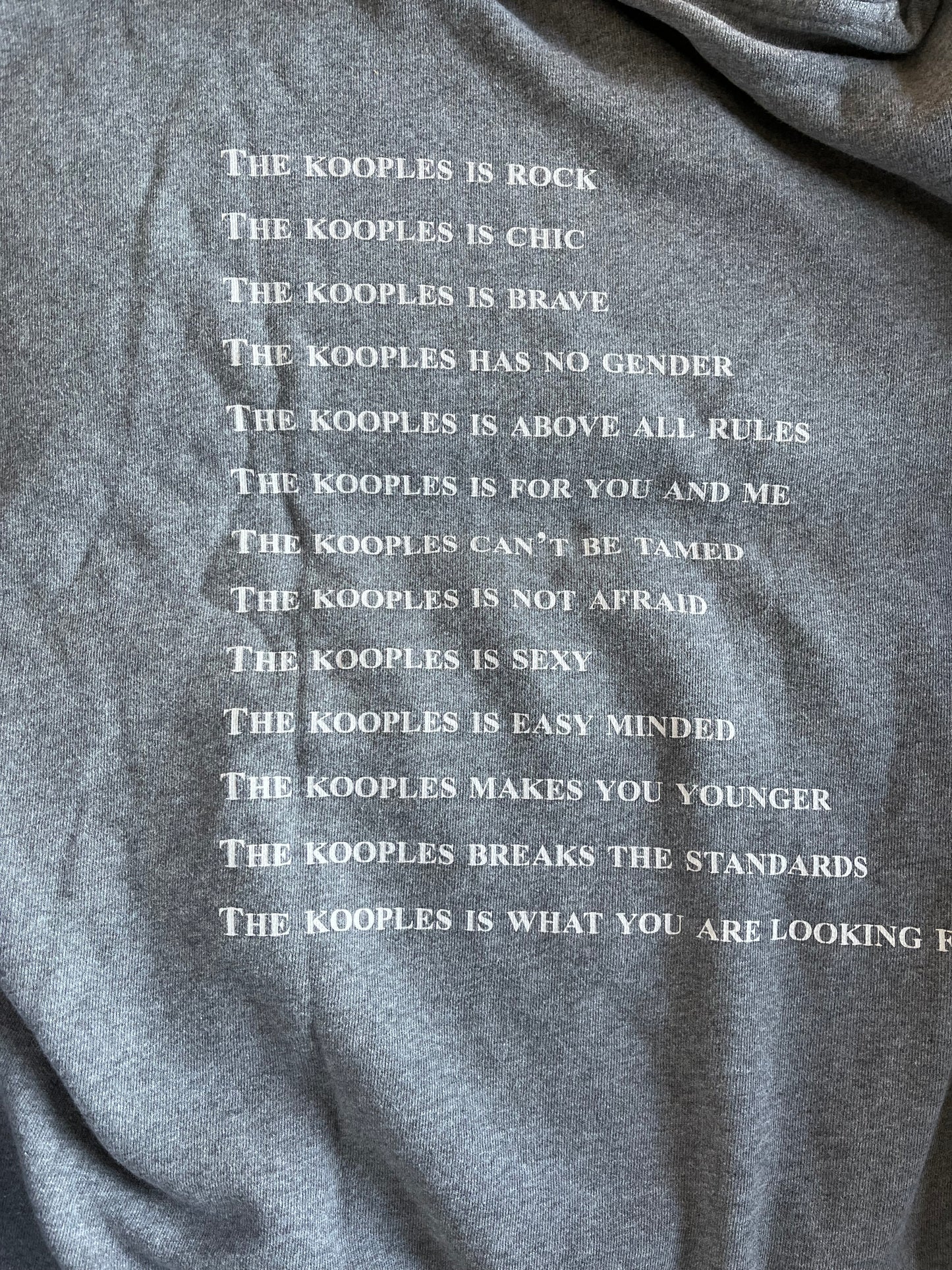 Sweat à capuche gris The Kooples - L
