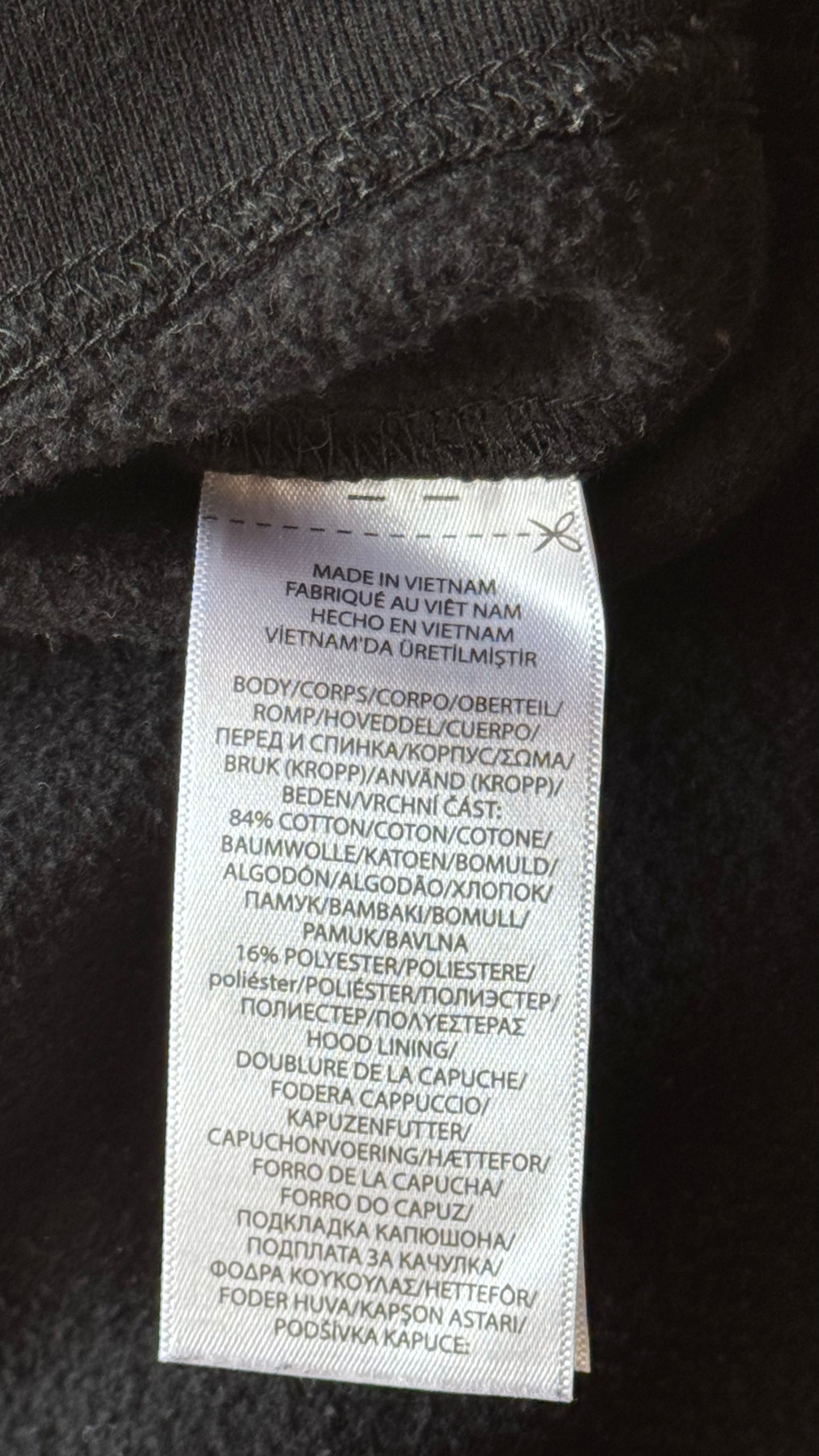 Sweat à capuche noir Ralph Lauren - XS/S