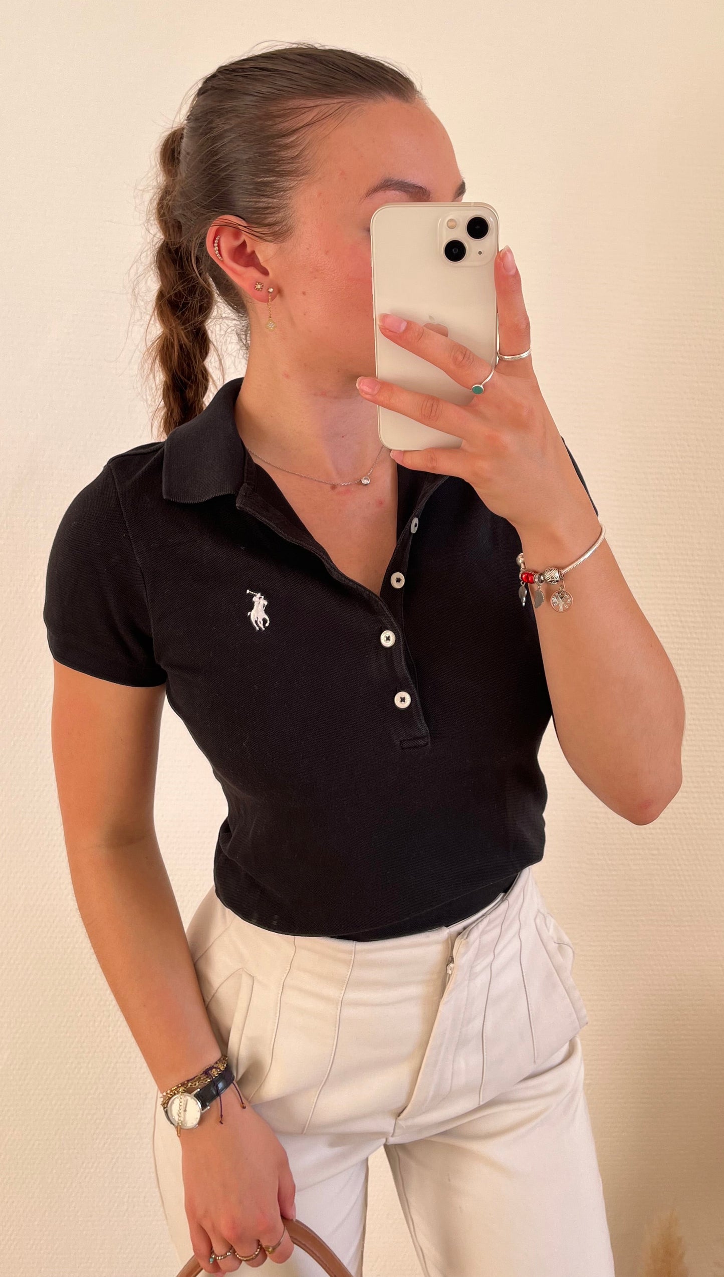 Polo noir Ralph Lauren - L