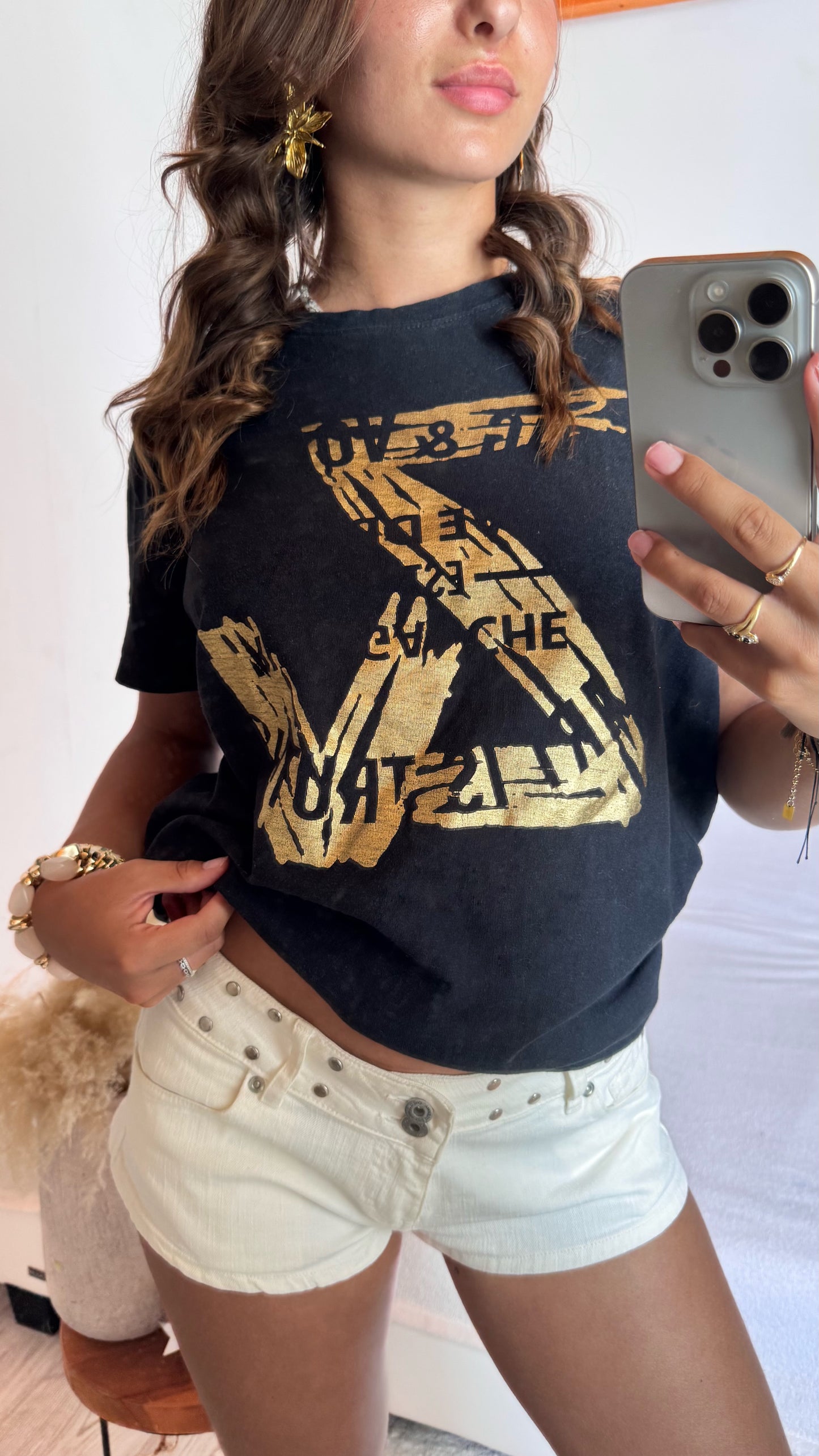 T-shirt doré Zadig & Voltaire - M/L