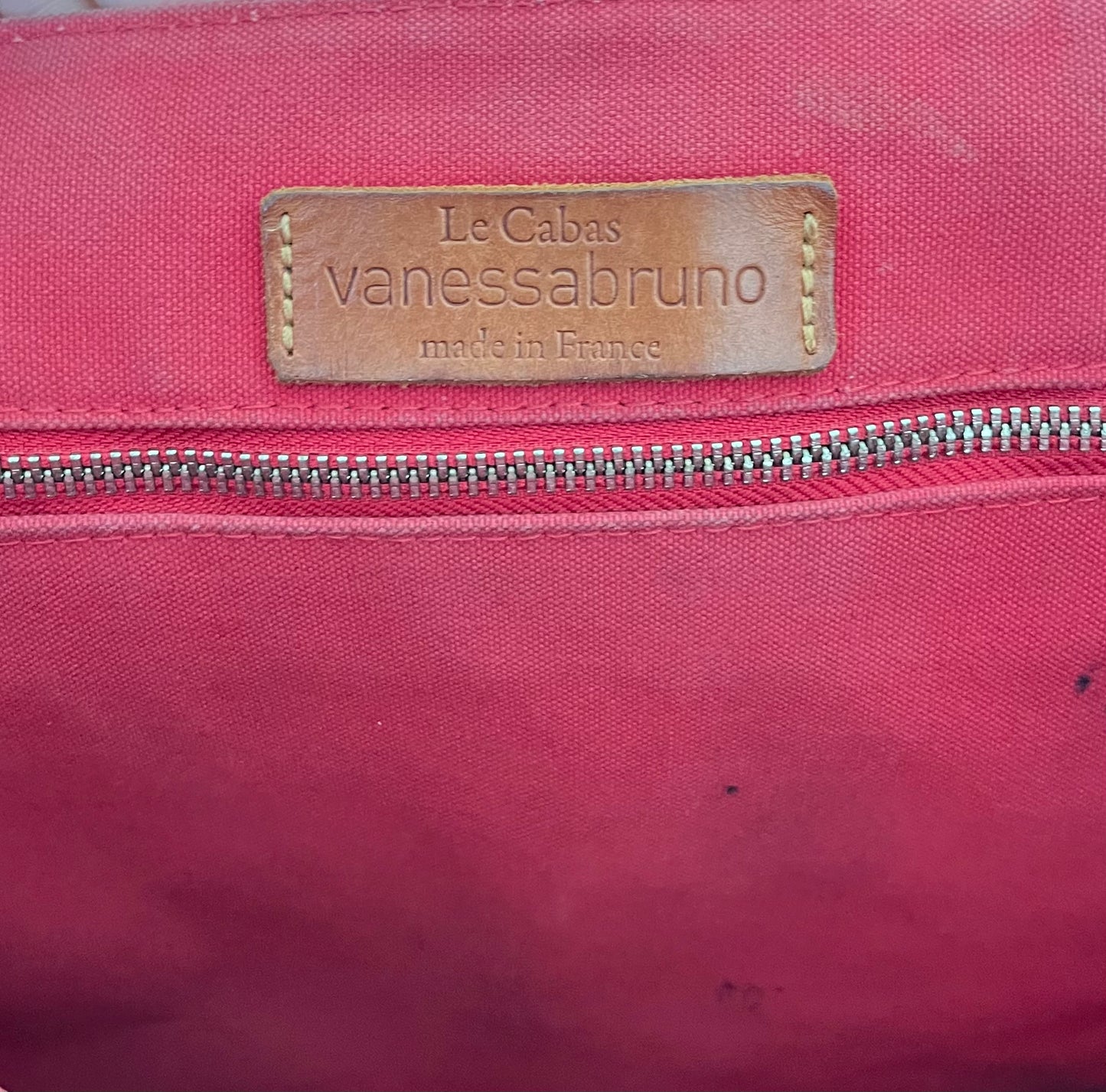 Sac cabas moyen Vanessa Bruno rouge