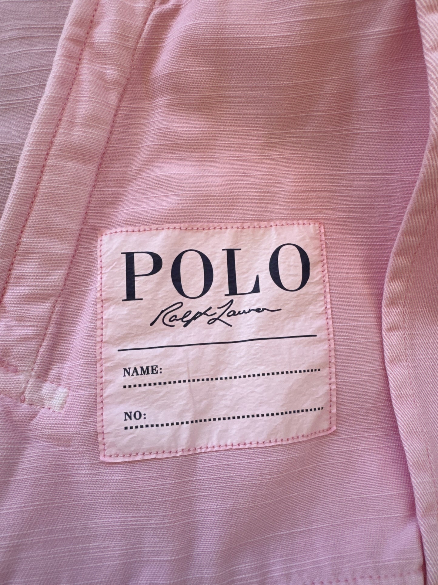 Veste toile de coton rose Ralph Lauren - S