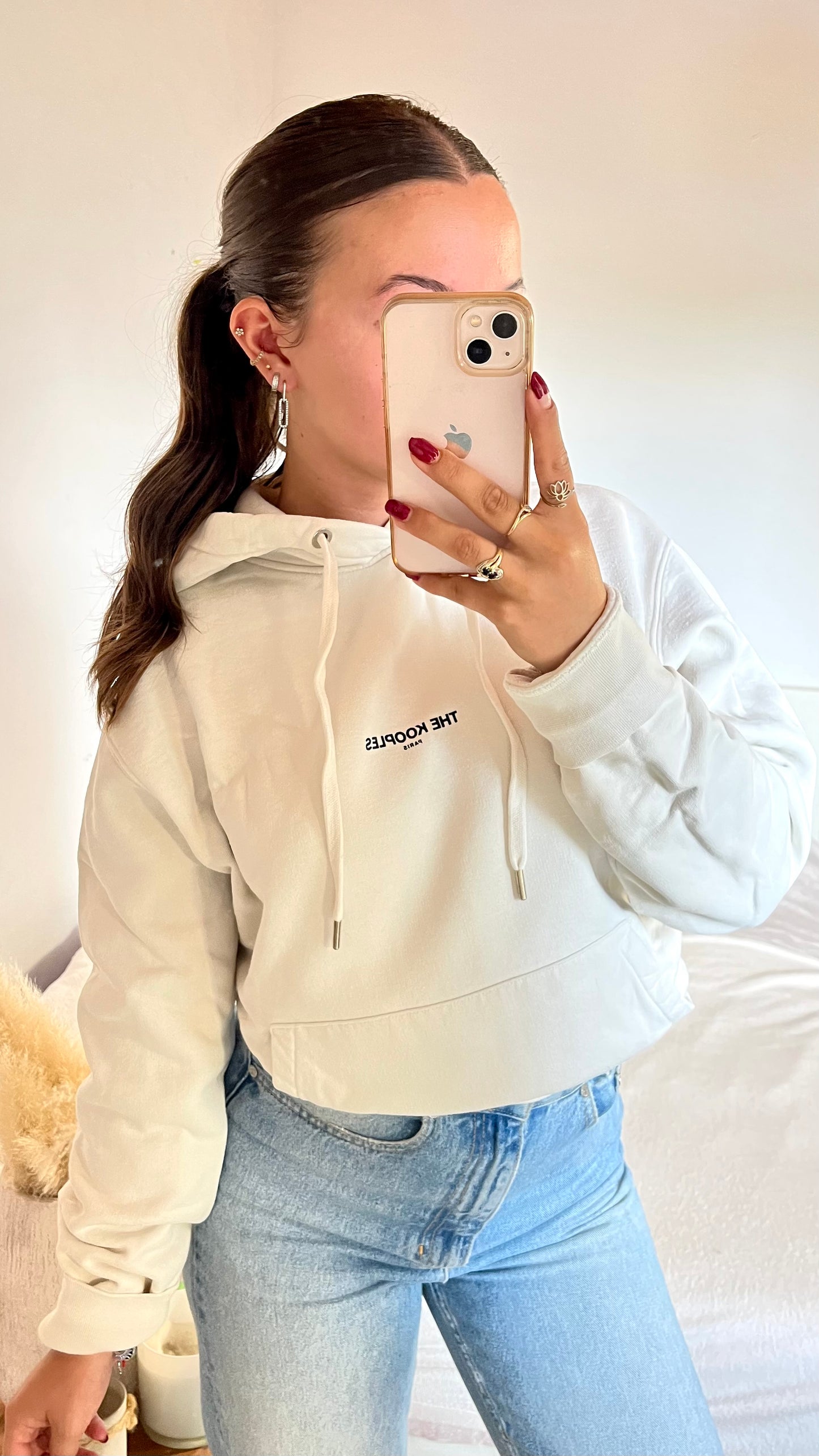 Sweat blanc The Kooples - M/L