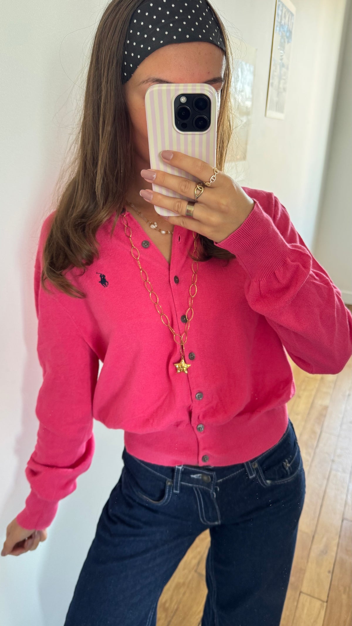 Gilet fuchsia Ralph Lauren - M