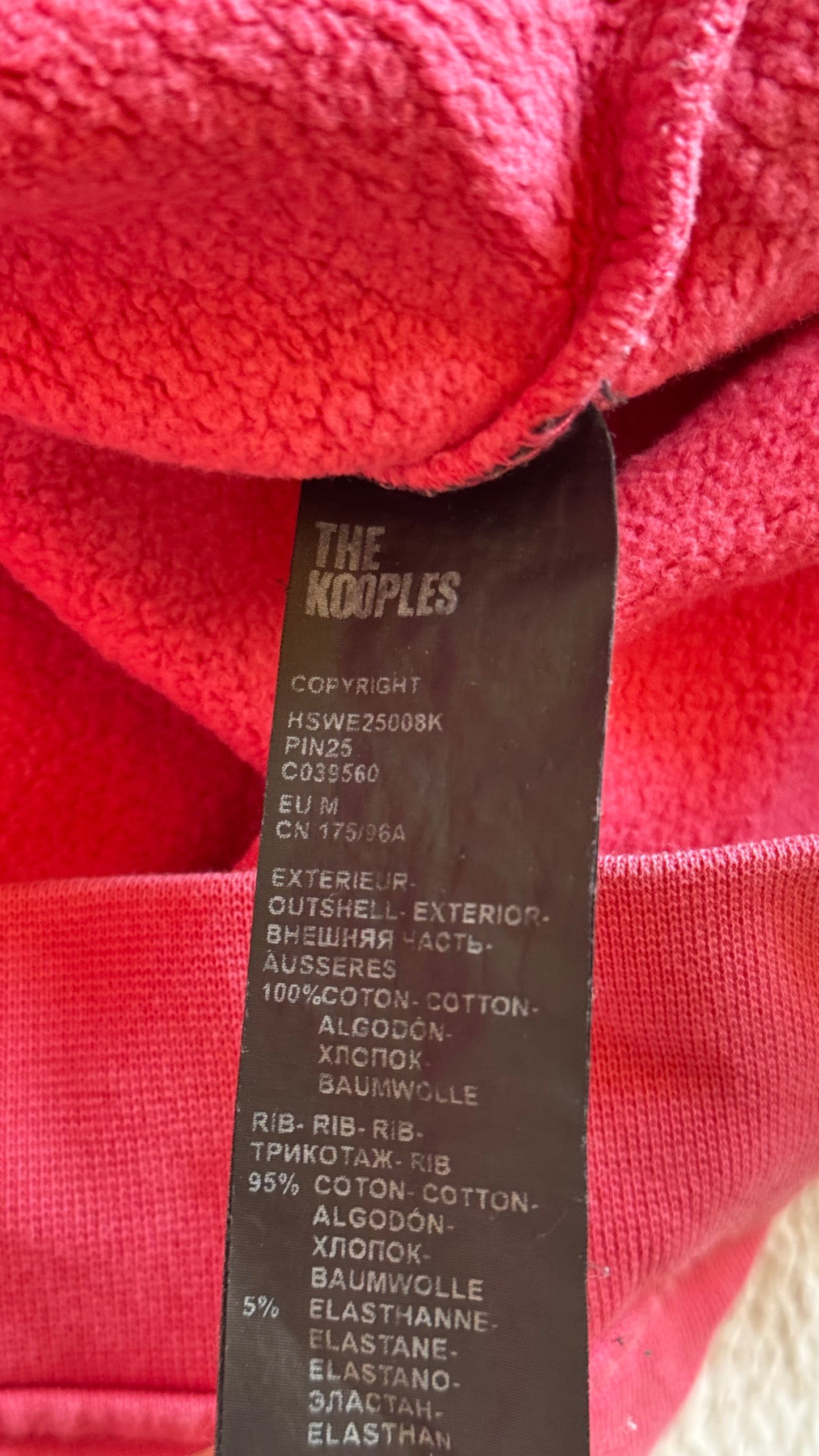 Sweat à capuche rose The Kooples - M