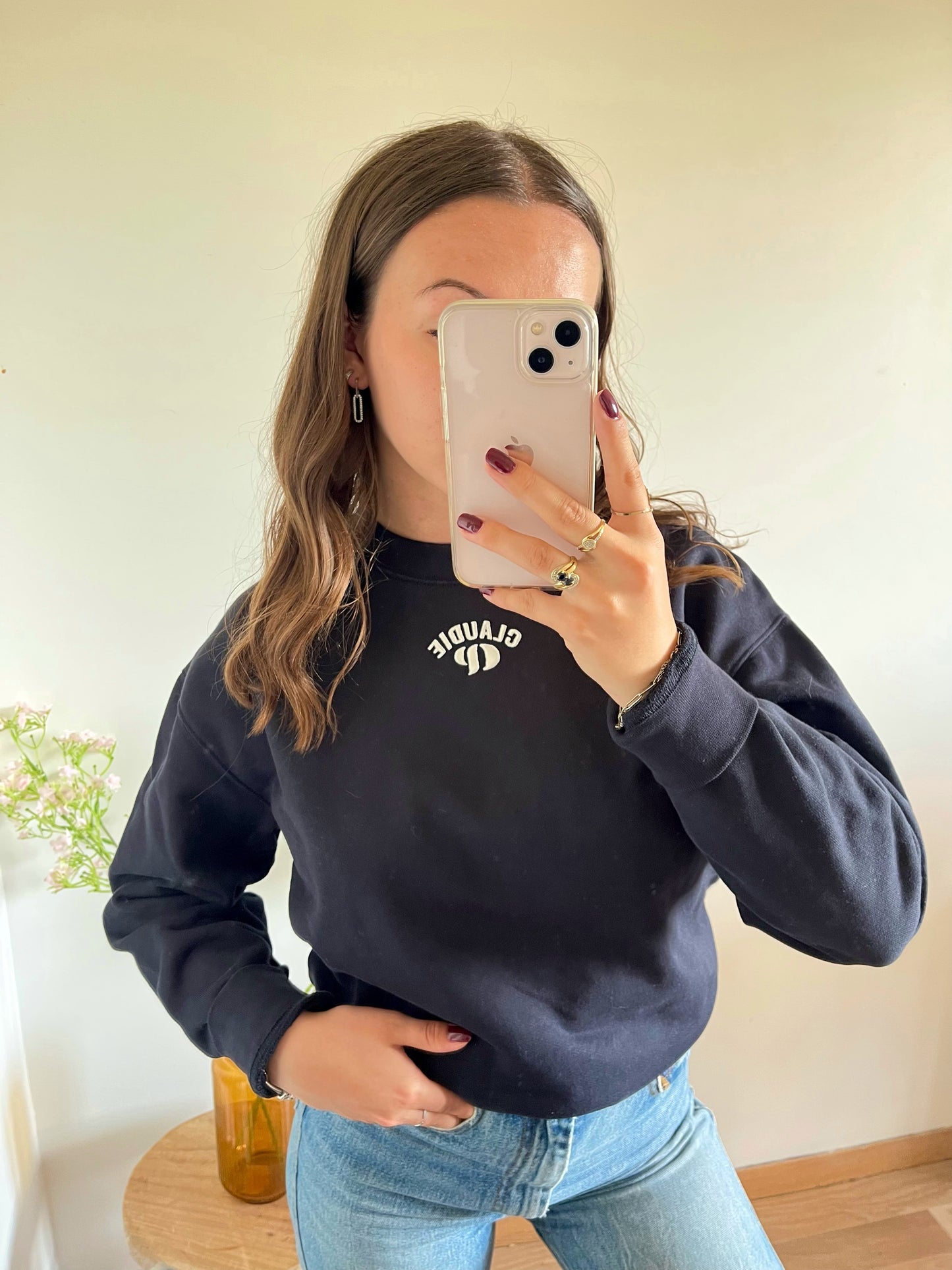 Pull bleu marine Claudie Pierlot - S