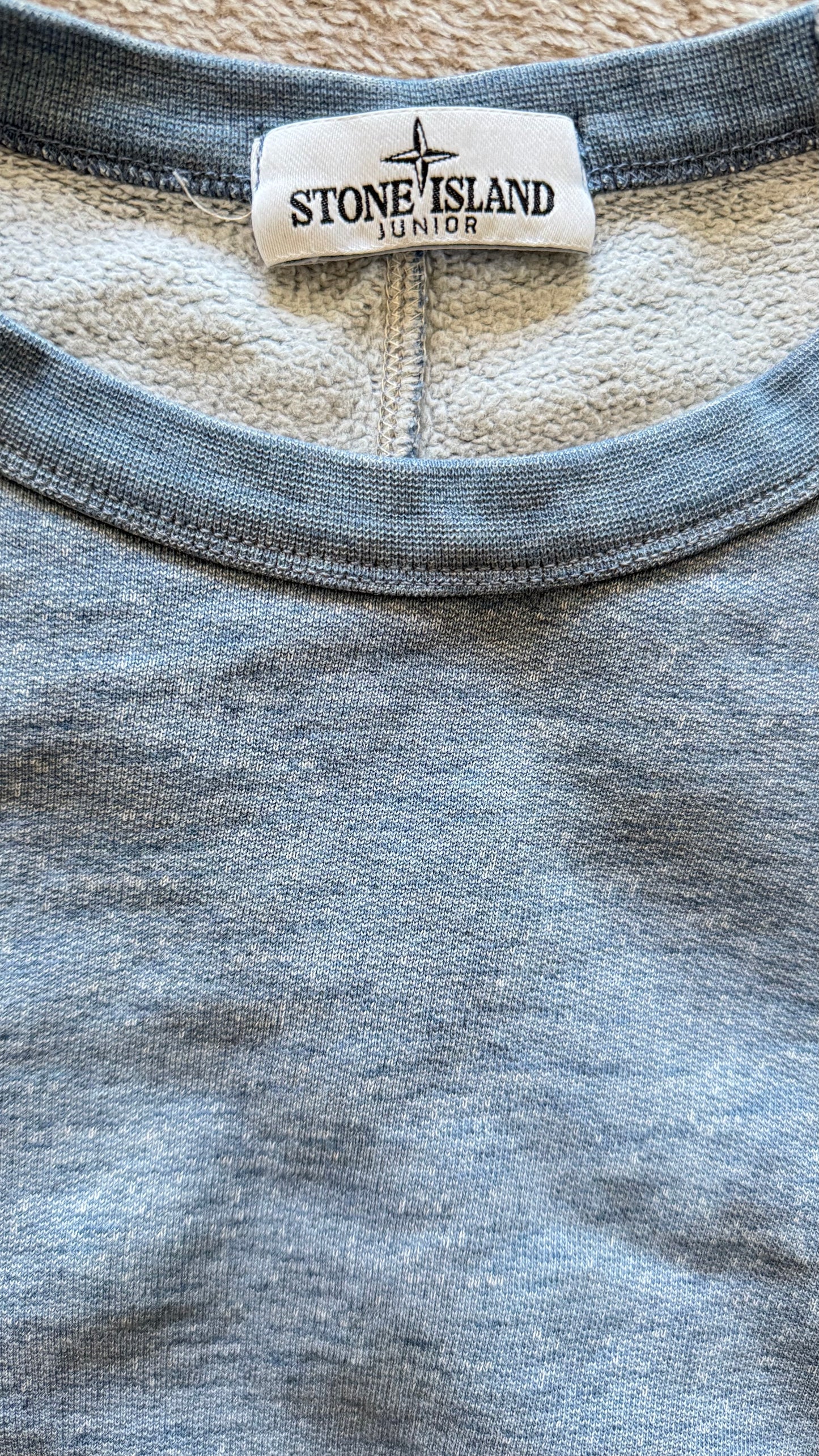 Pull Stone Island gris chiné - S