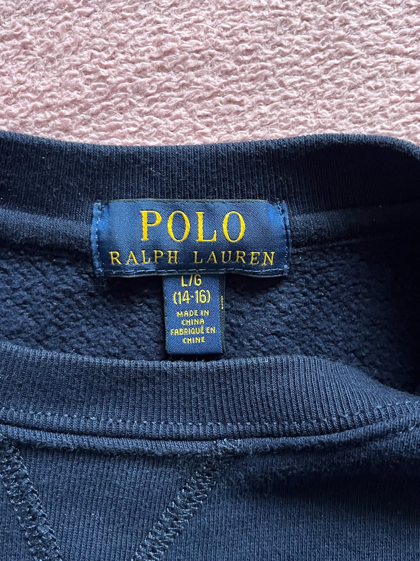 Sweat col rond navy Ralph Lauren - S