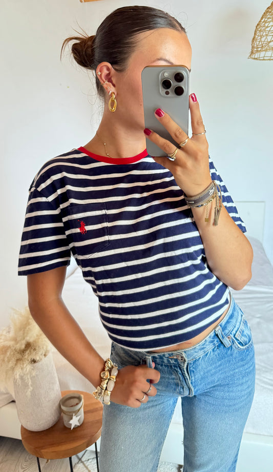 T-shirt marinière Ralph Lauren - M