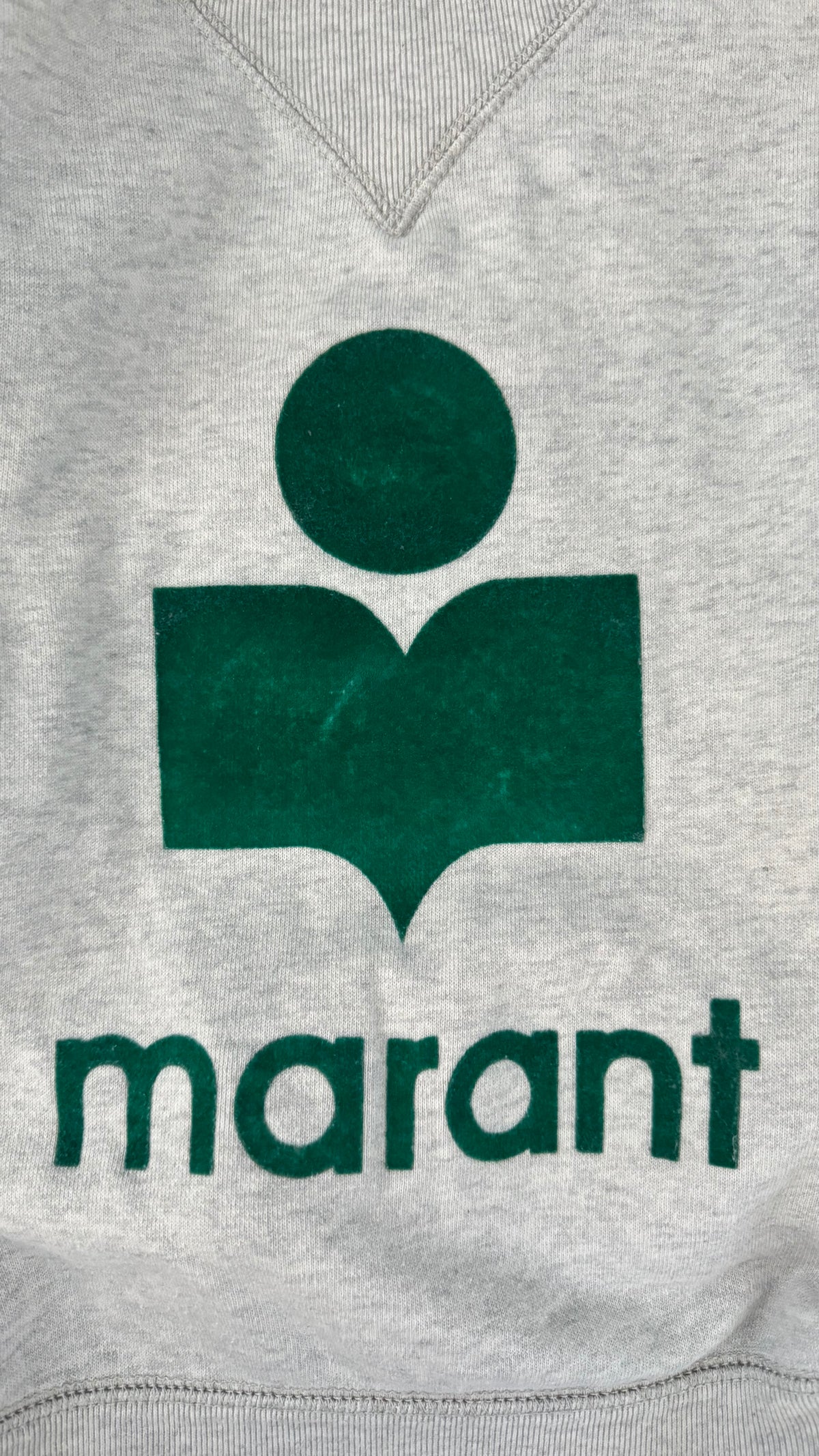 Sweat Isabel Marant gris & vert - M