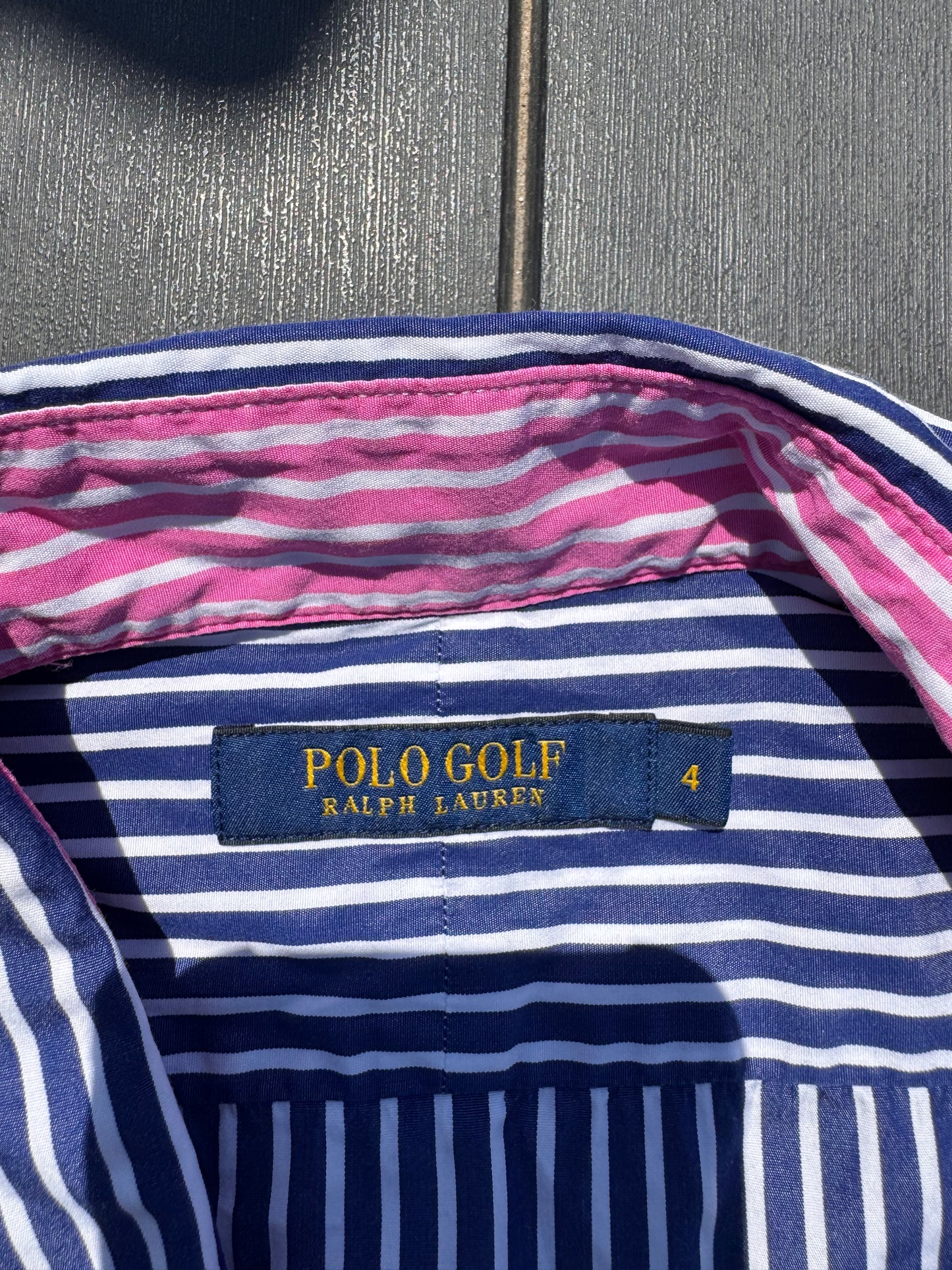 Chemise rayée manches courtes Ralph Lauren - S