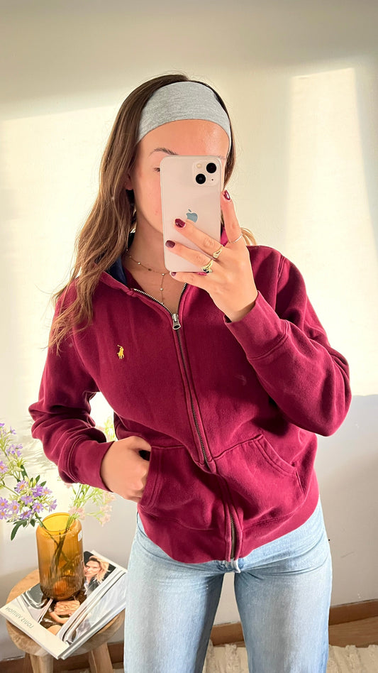 Veste a capuche bordeaux Ralph Lauren - S/M