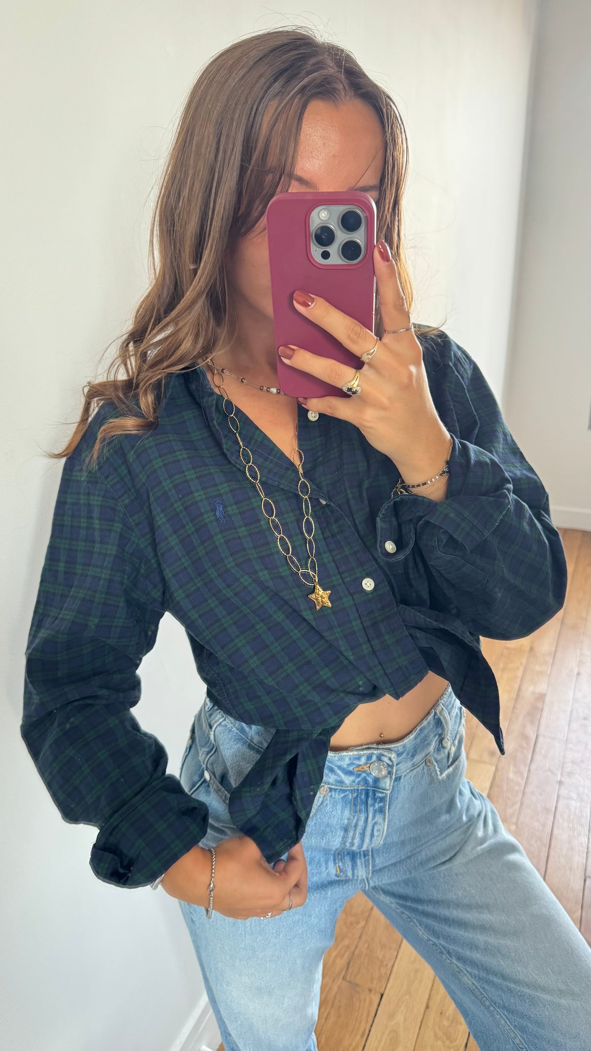 Chemise à carreaux Ralph Lauren - M