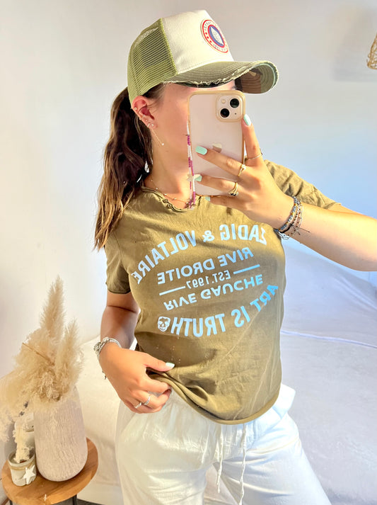 T-shirt kaki Zadig & Voltaire - S