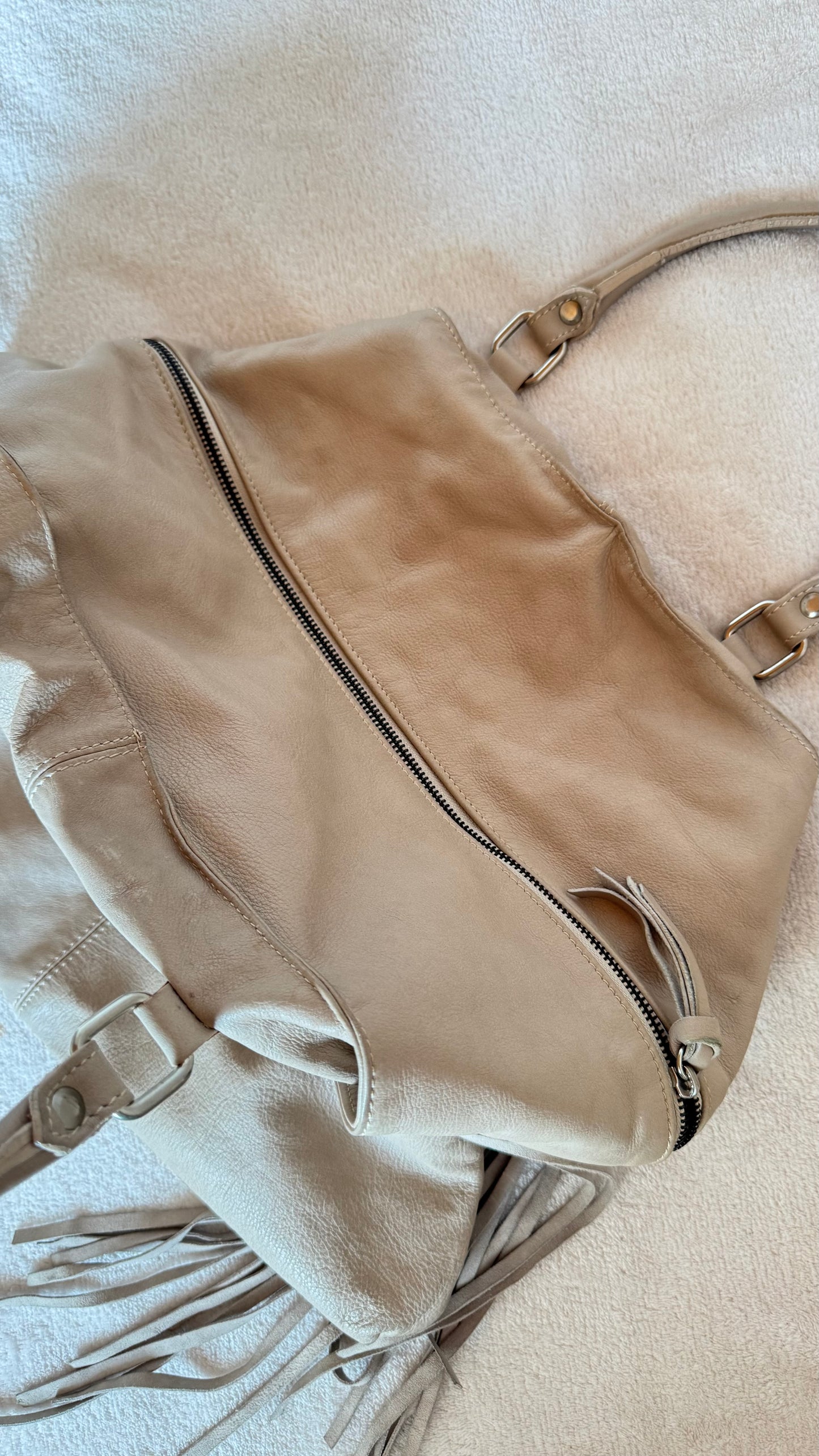 Grand sac en cuir italien Francesco Biasia
