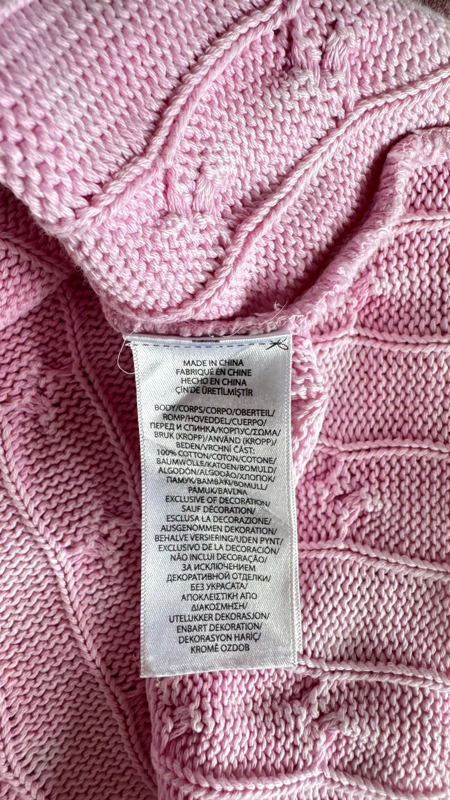 Polo rose torsadé Ralph Lauren - L