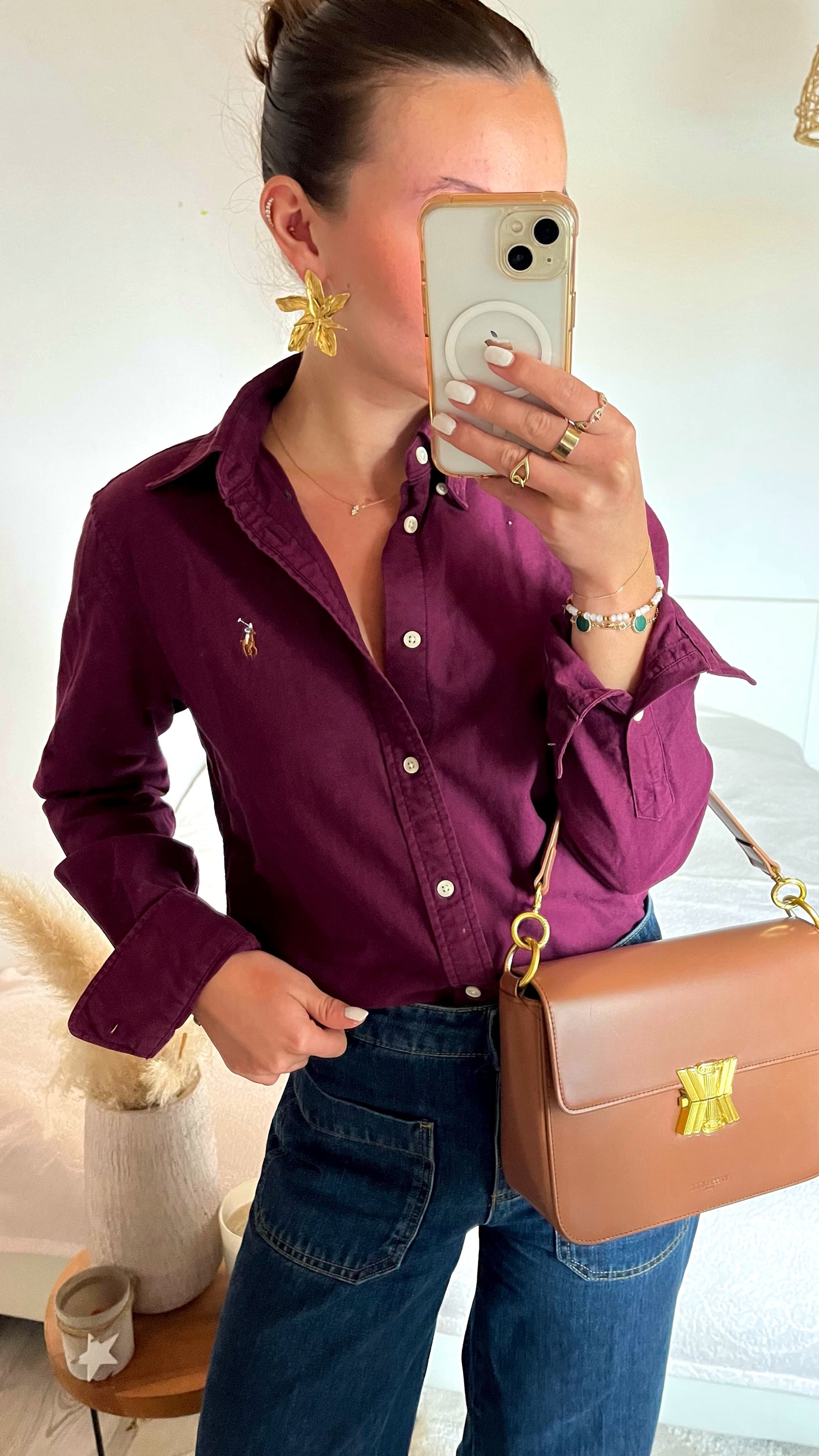 Chemise bordeaux Ralph Lauren - L/XL
