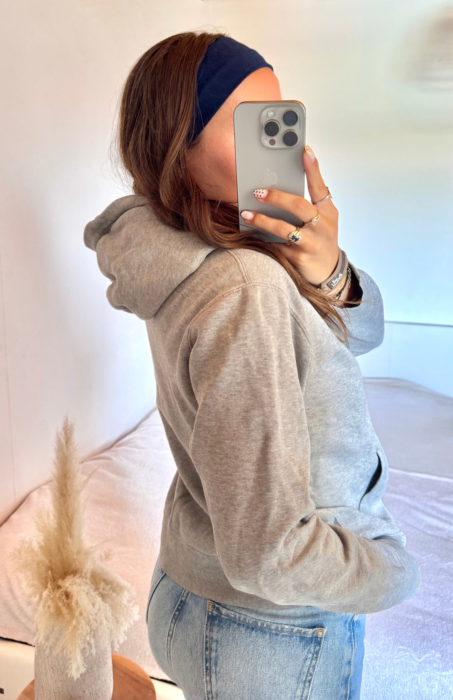 Sweat à capuche gris Ralph Lauren - S