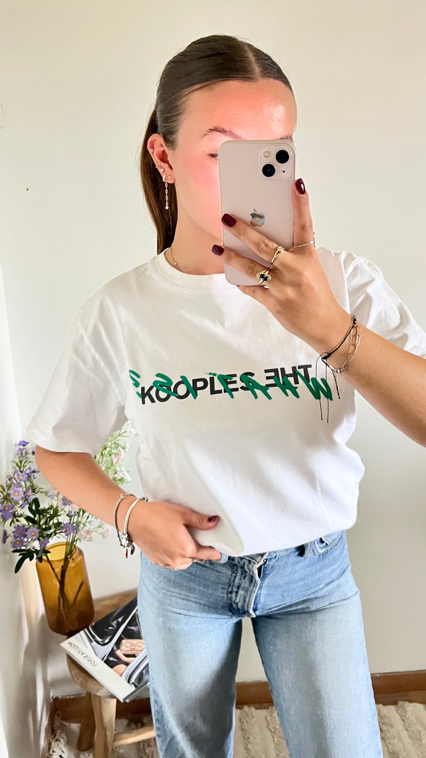 T-shirt blanc « What is » The Kooples - M femme / S Homme