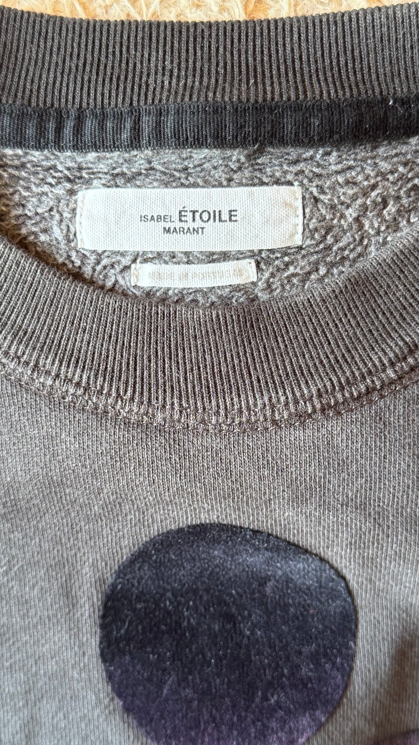 Sweat gris et violet Isabel Marant - S