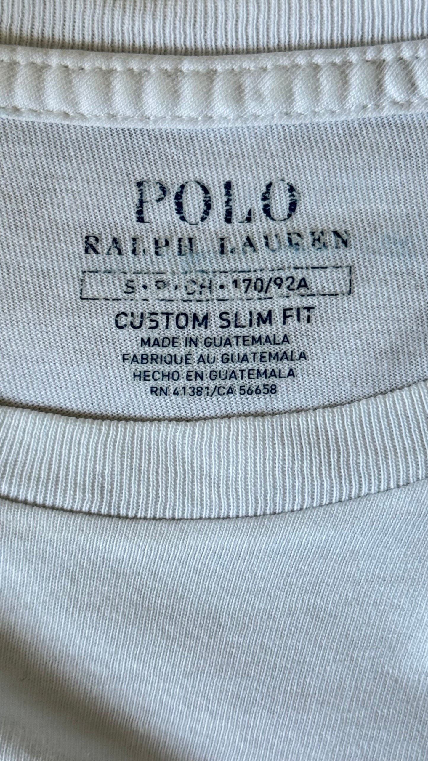 T-shirt nounours blanc Ralph Lauren - S homme / M-L femme