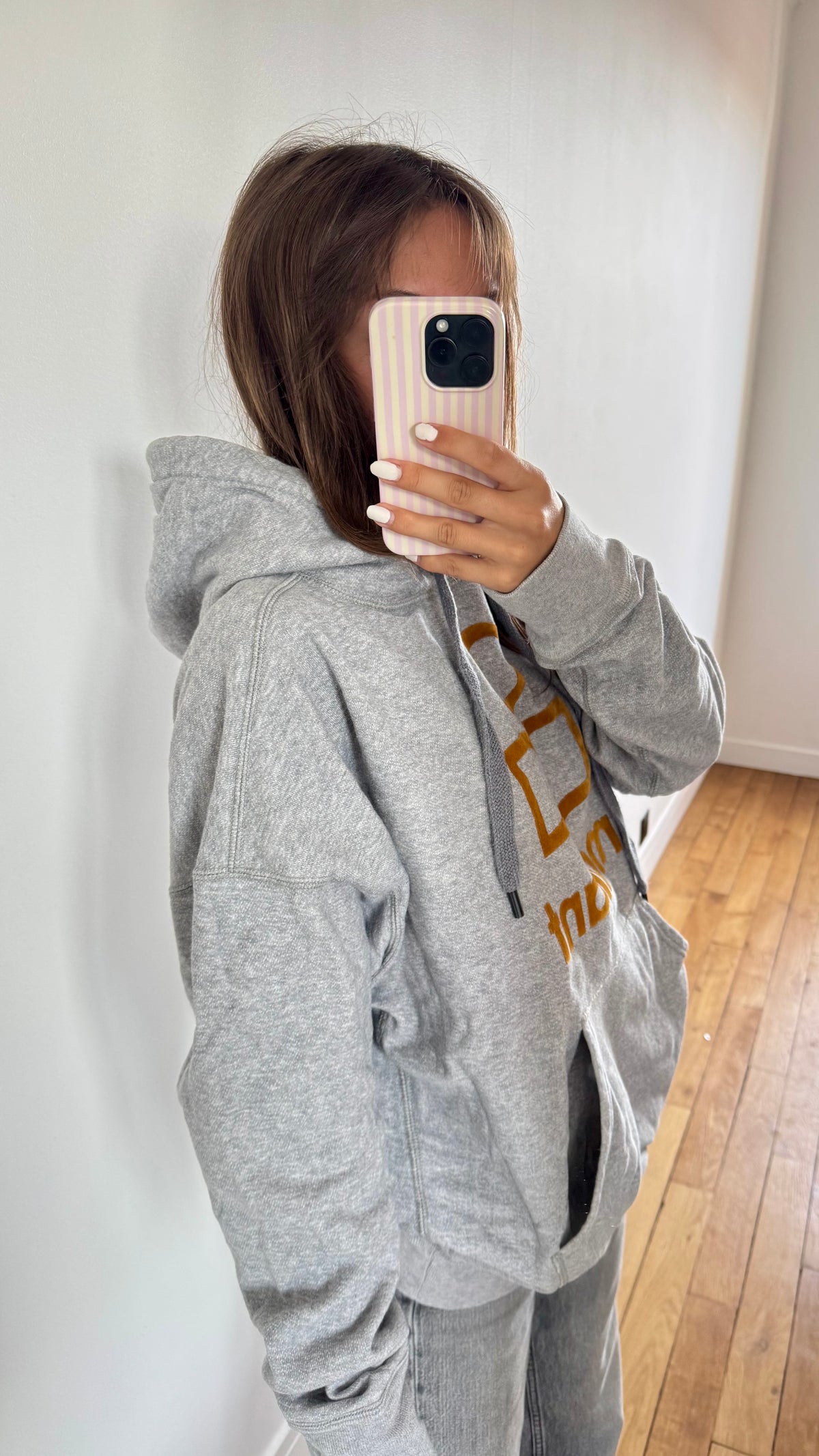 Sweat à capuche gris Isabel Marant - M/L