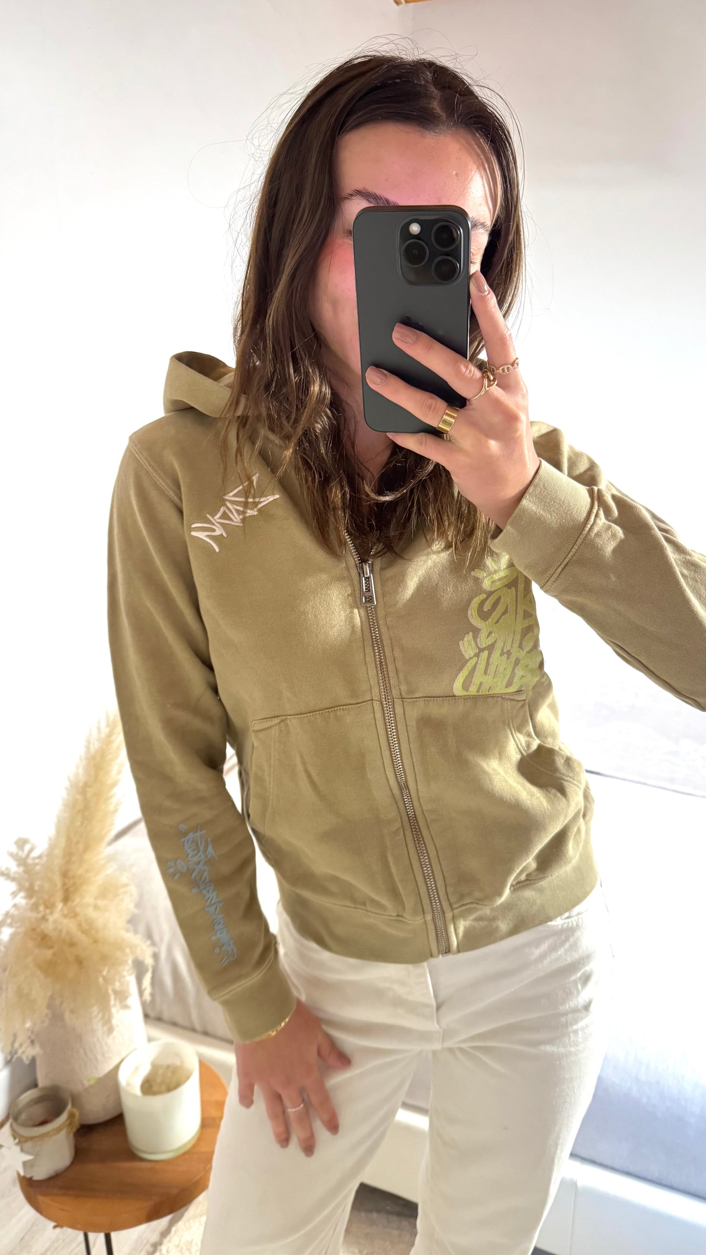 Veste à capuche kaki Zadig & Voltaire - XS